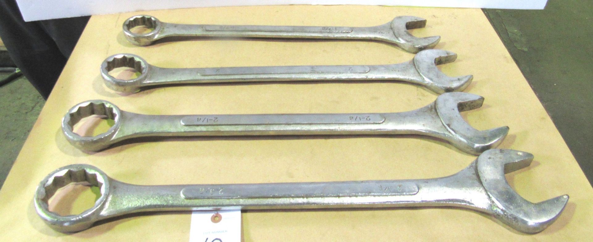 (4) Assorted Size 1-7/8” – 2-3/8” Combination Wrenches