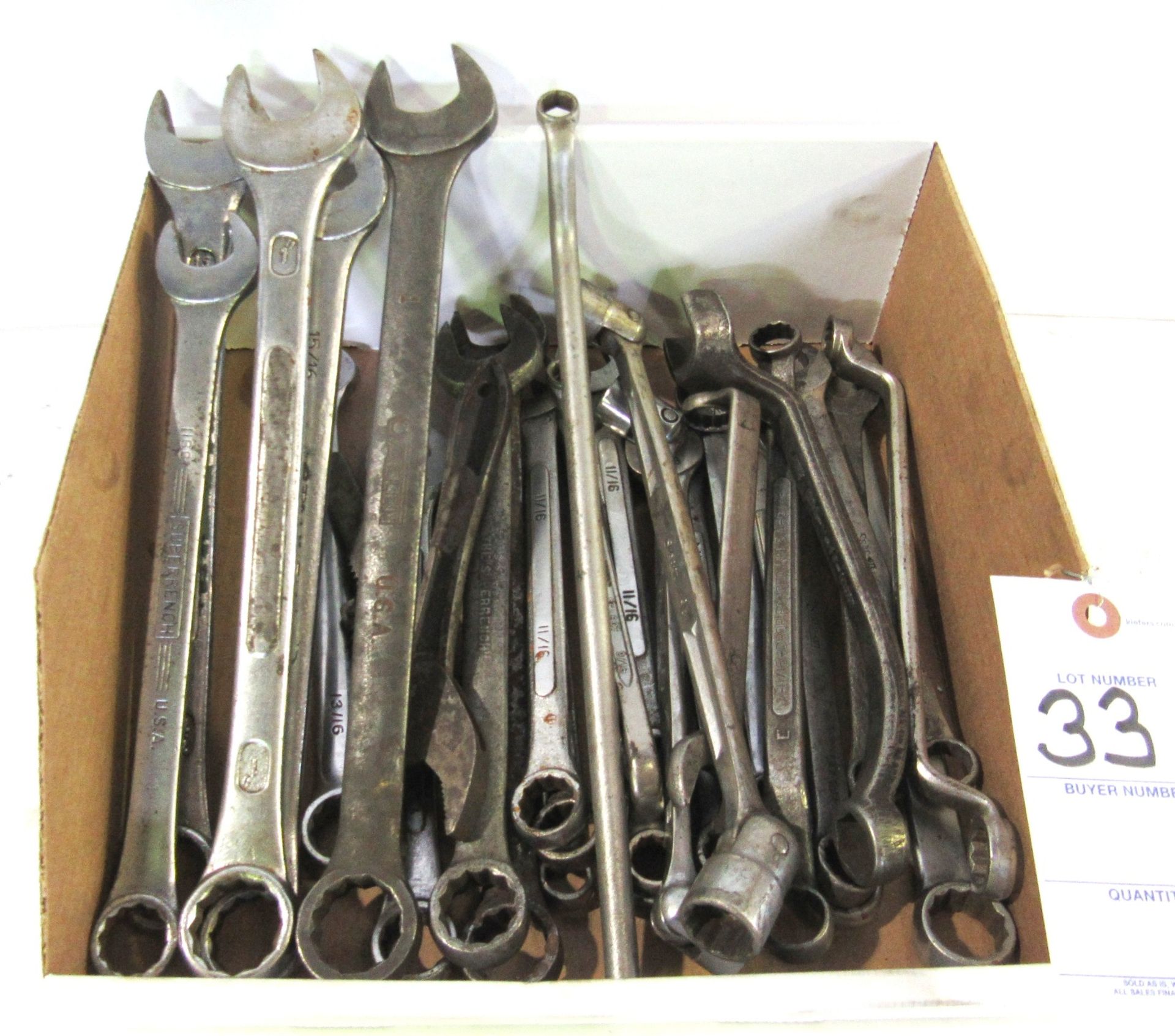(31) Assorted Size Wrenches