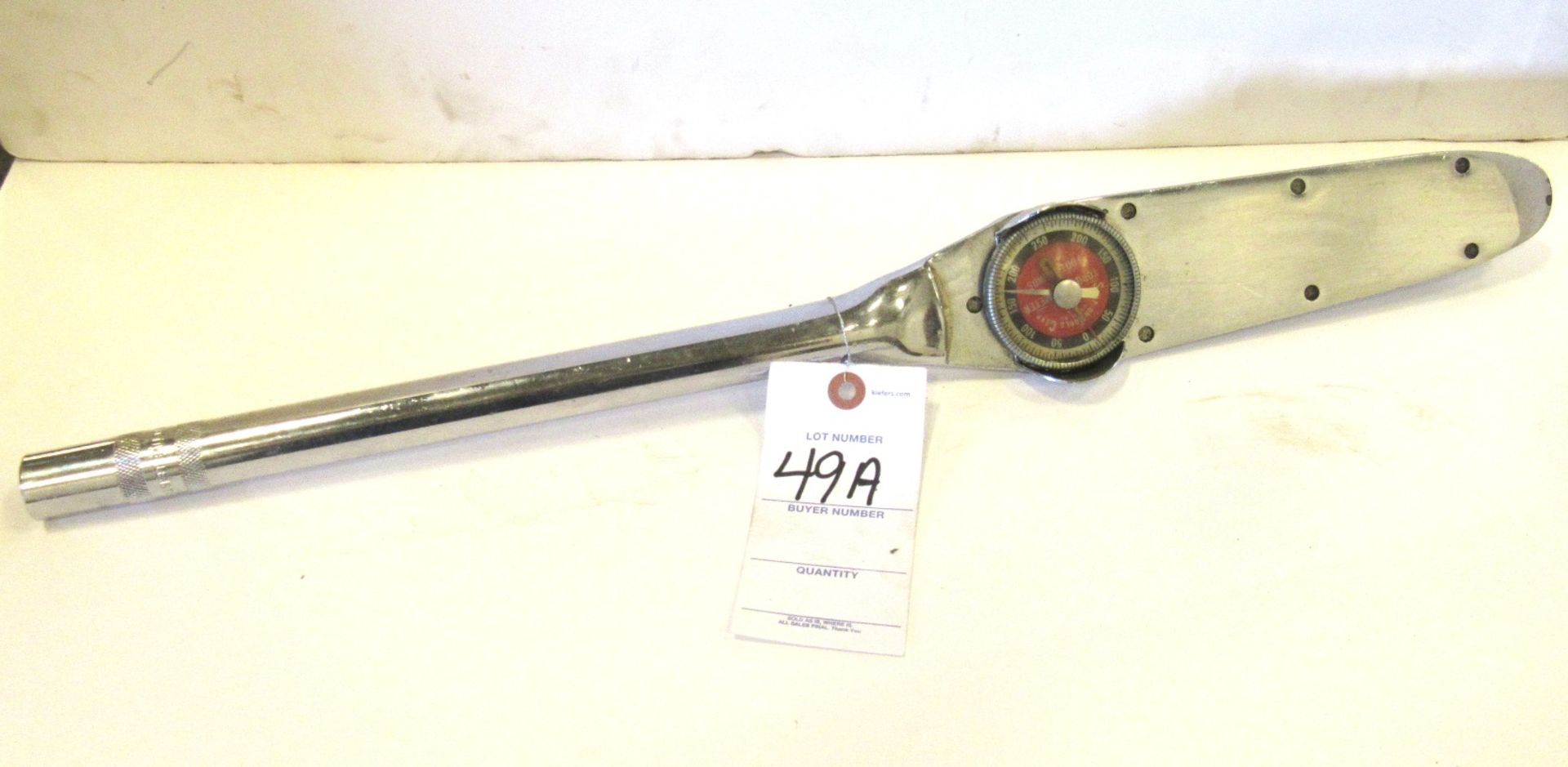 1/2" Snap-On Torqometer TE-250-FU Torque Wrench - Image 2 of 3