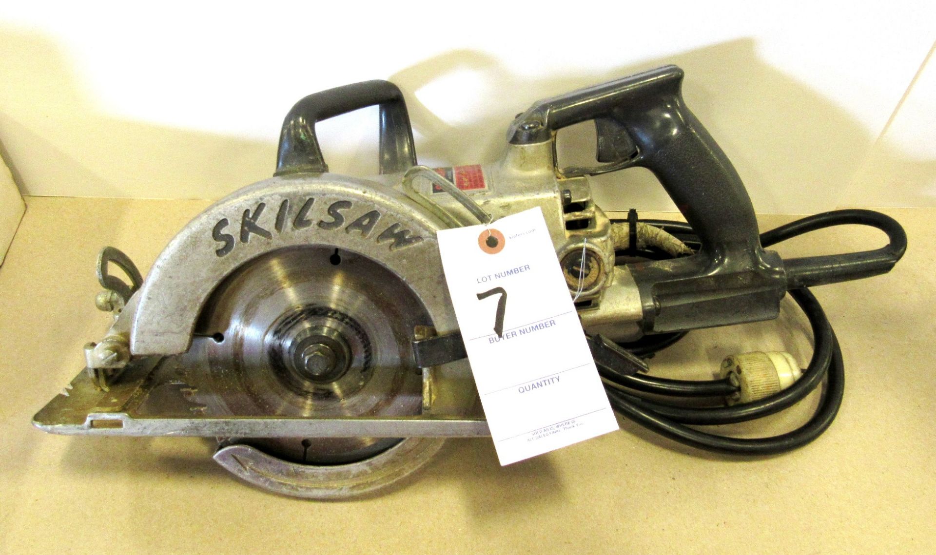 6-1/2" Skilman Model 367 Worm Gear Circular Saw