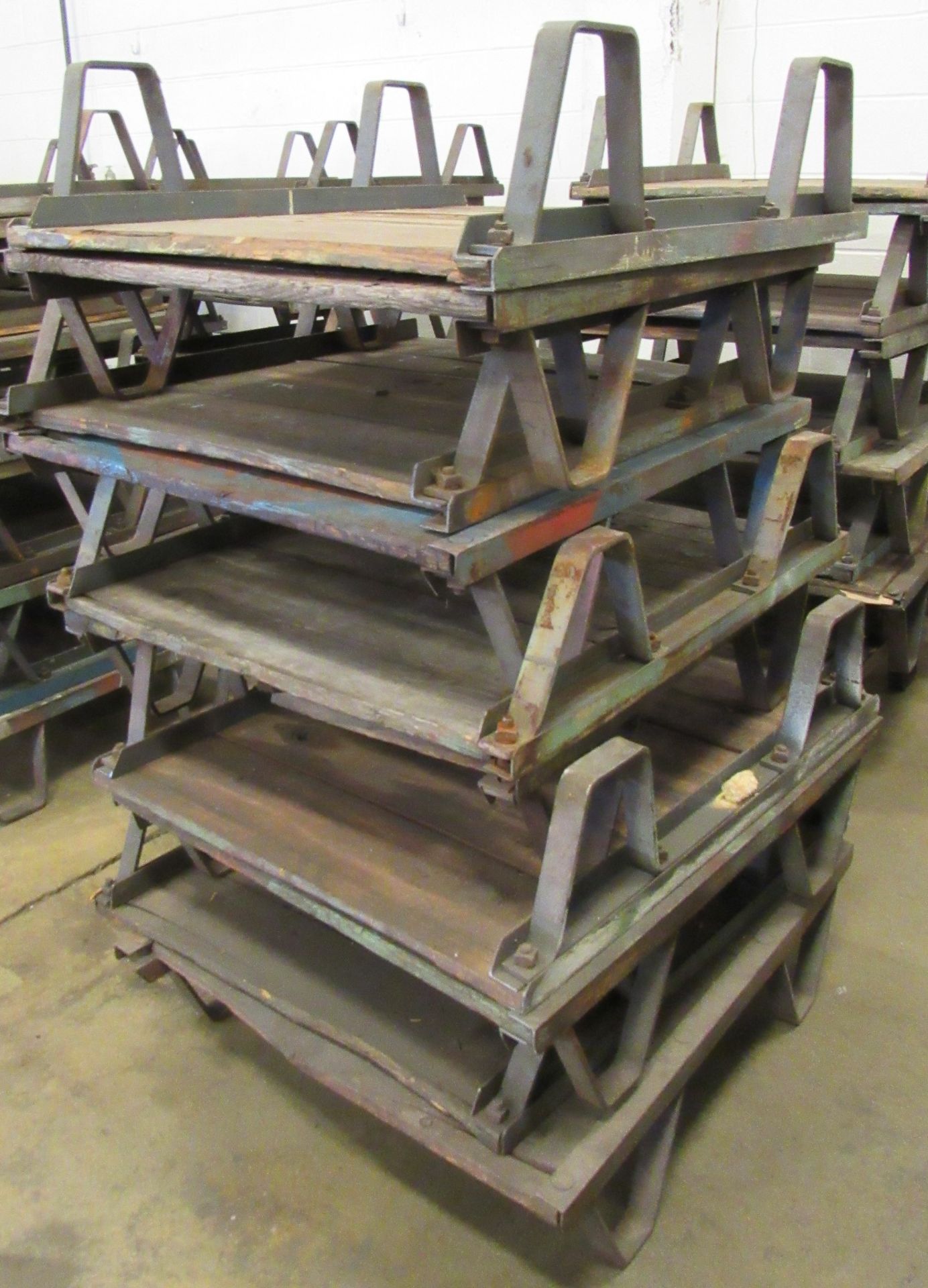 (10) 30" x 36" Industrial Steel Banded Pallets