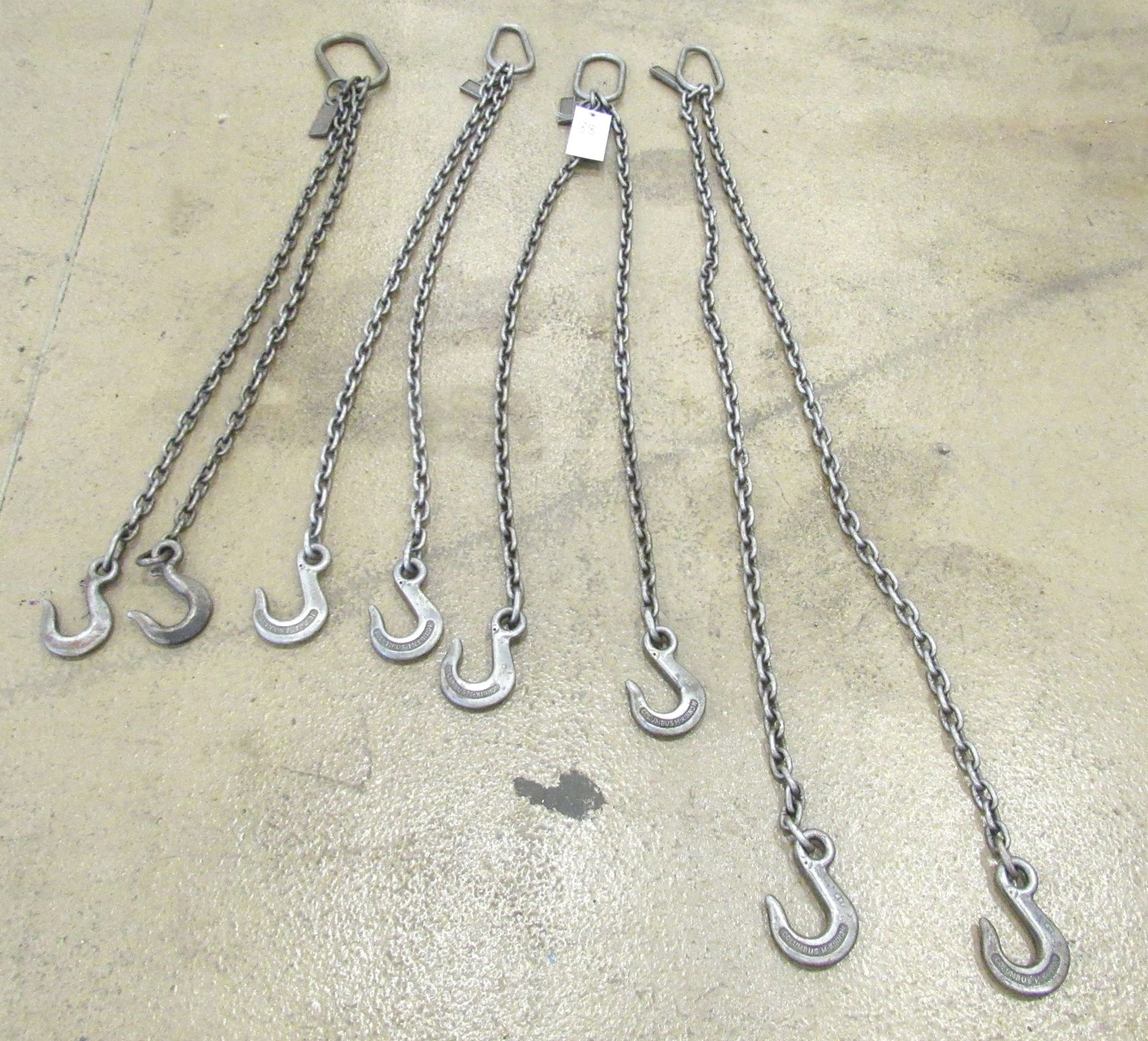(4) 40" CM 2-Hook Chains