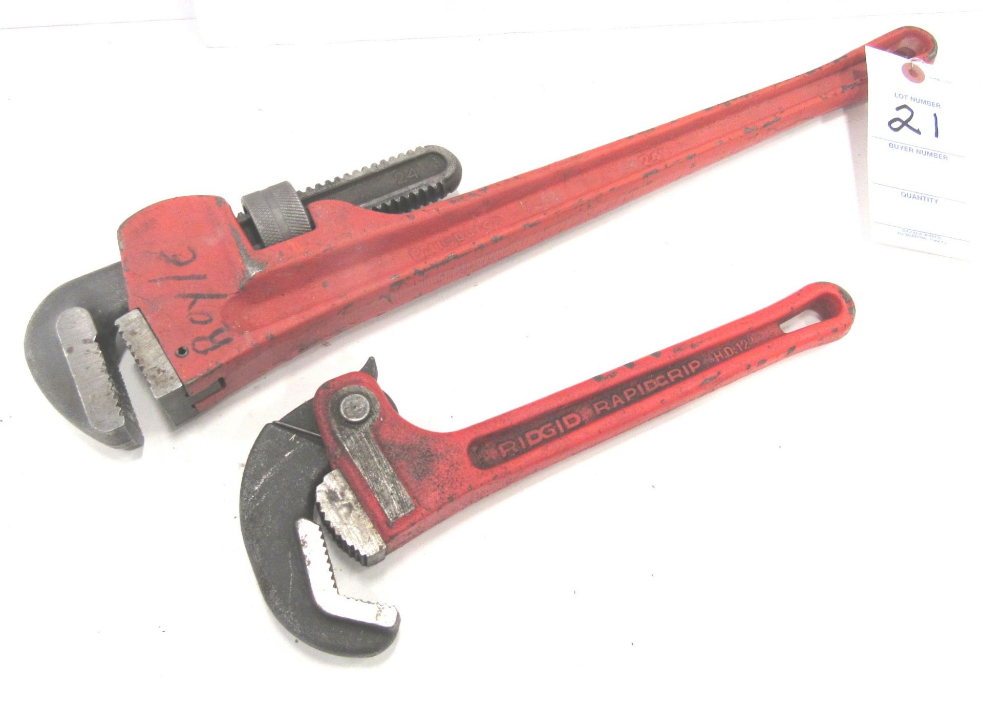 (2) Ridgid Pipe Wrenches