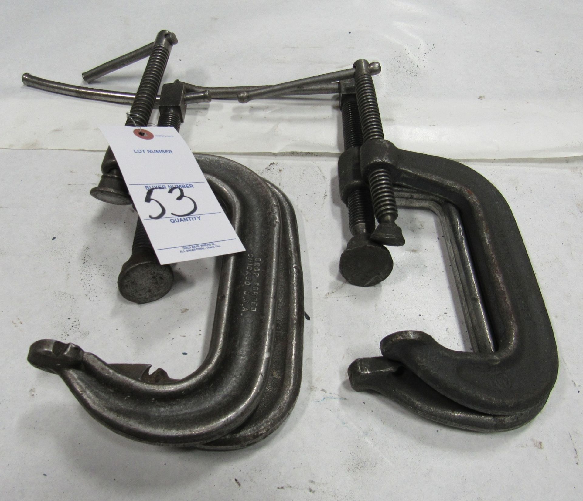 (4)-Armstrong C- Clamps