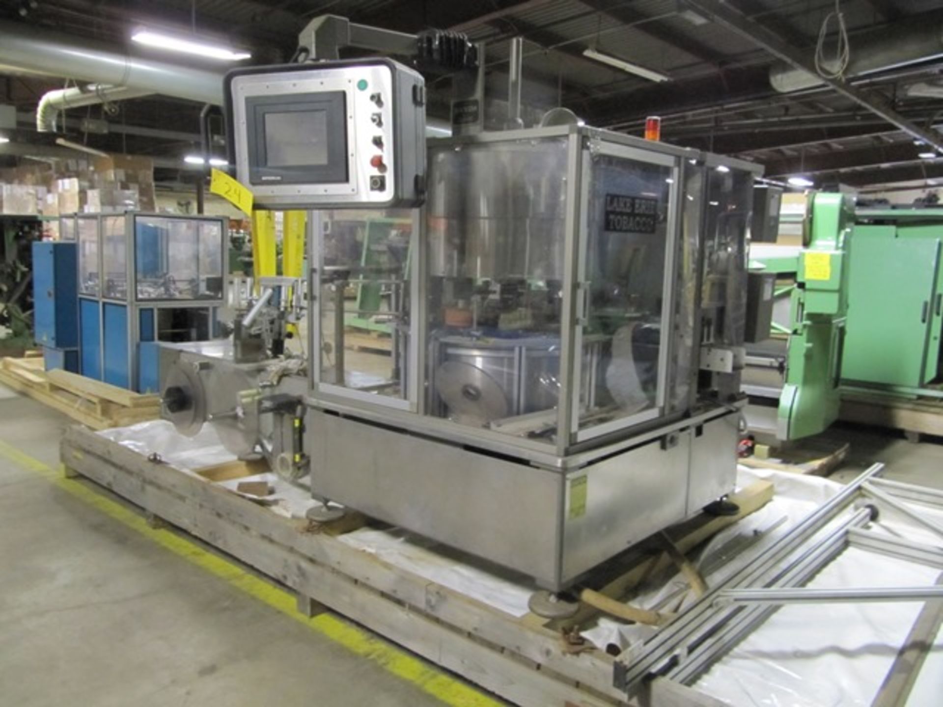 WEILER PRL-1000 SIDE LABELLER MACHINE W/CONVEYOR S/N: 828-805