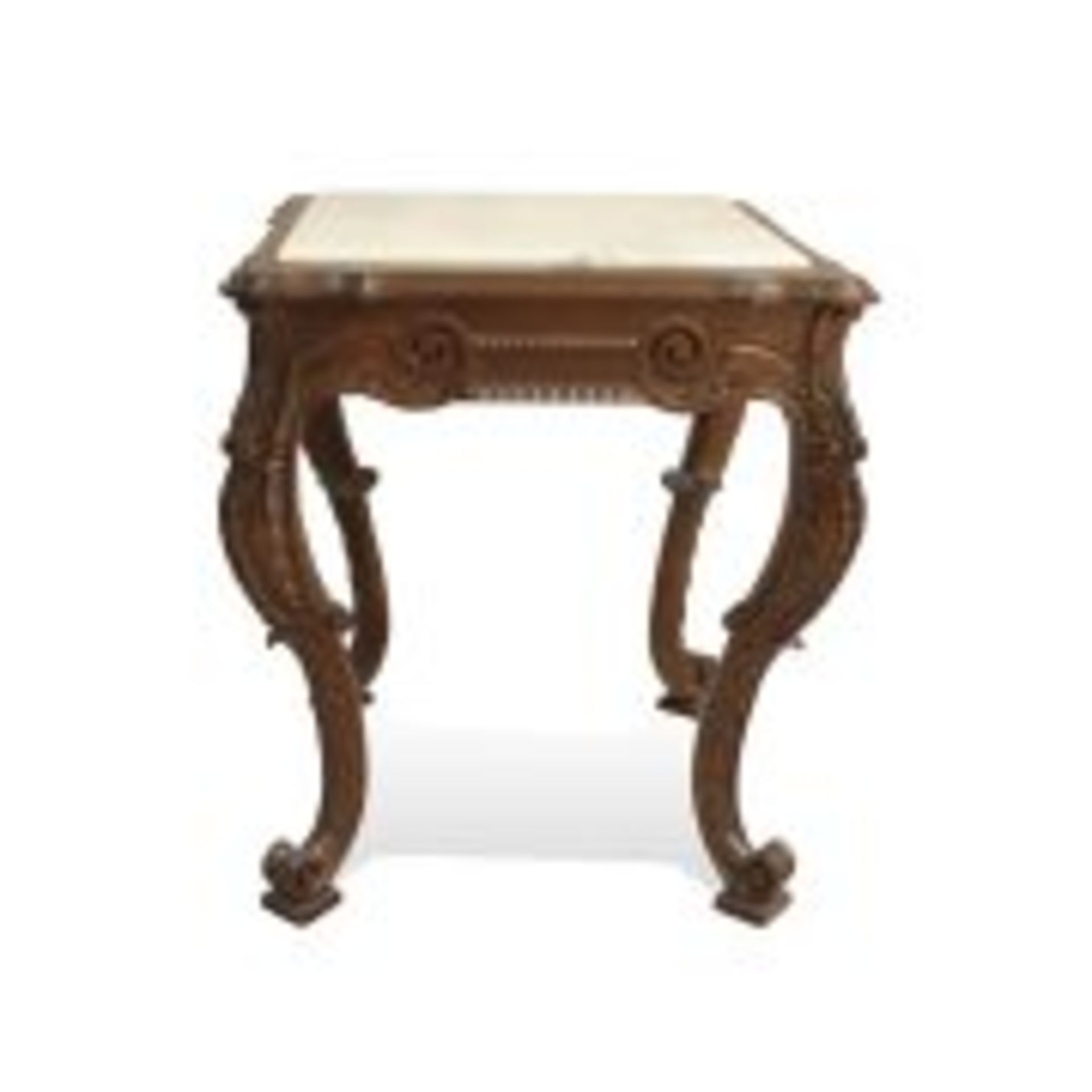 ATHENA ACCENT TABLE, SOLID KILN-DRIED HARDWOOD FRAME CONSTRUCTION W/ DOUBLE-DOWELLED AND CORNER - Bild 2 aus 3