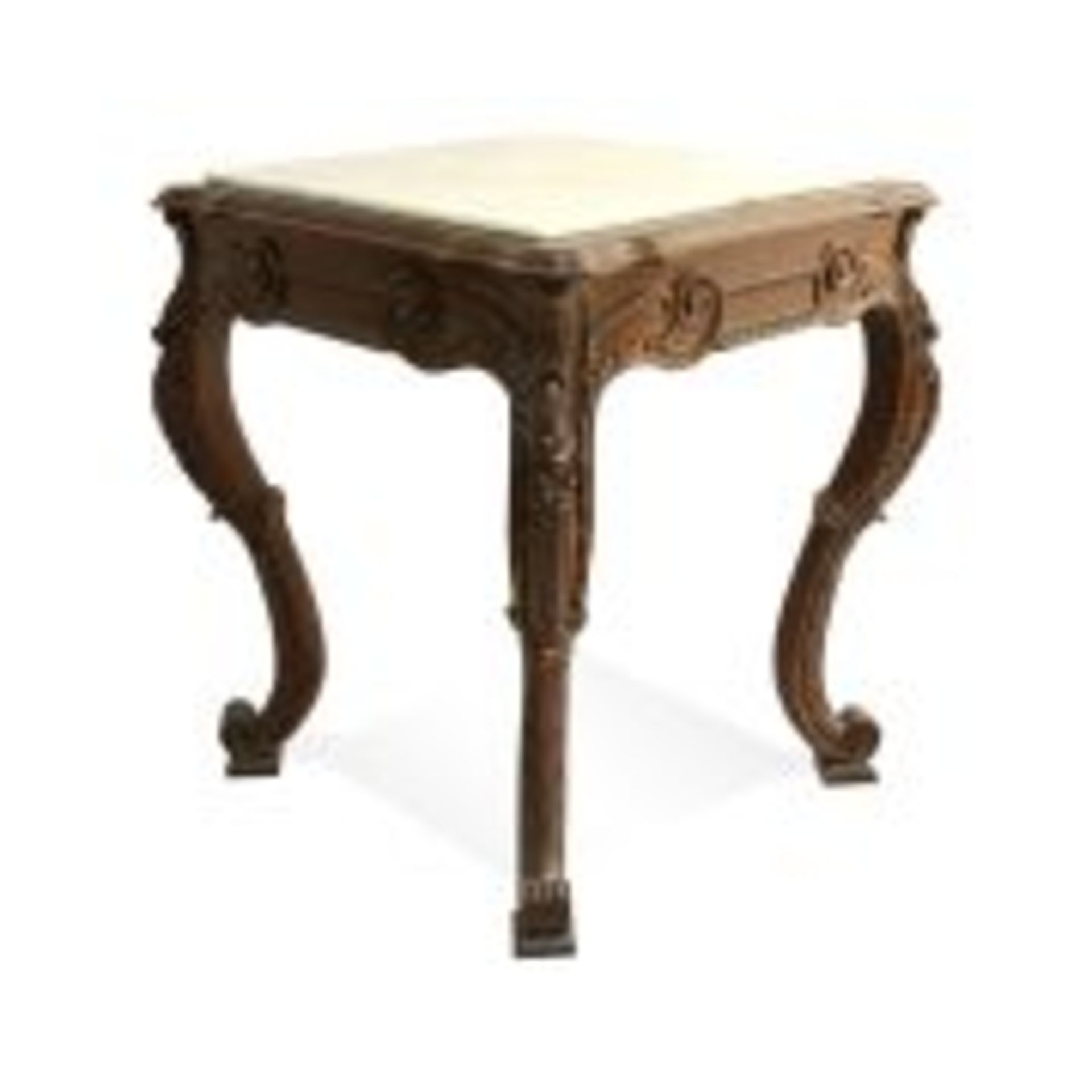 ATHENA ACCENT TABLE, SOLID KILN-DRIED HARDWOOD FRAME CONSTRUCTION W/ DOUBLE-DOWELLED AND CORNER - Bild 3 aus 3