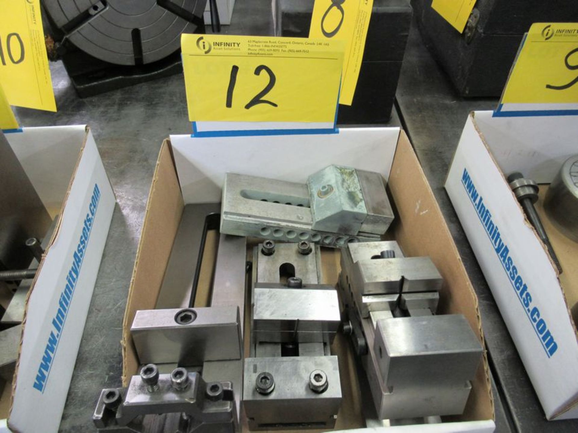 LOT 4 ASST. 3", 2.5" PRECISION VISES (1 BOX)