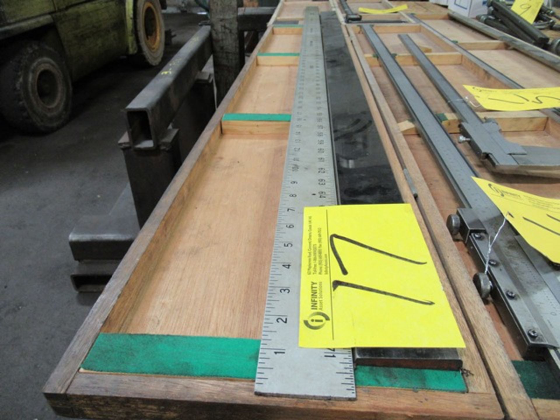 LOT 2 ASST. EXACT 72", JAGENBERG KSC-271 60" STRAIGHT EDGES