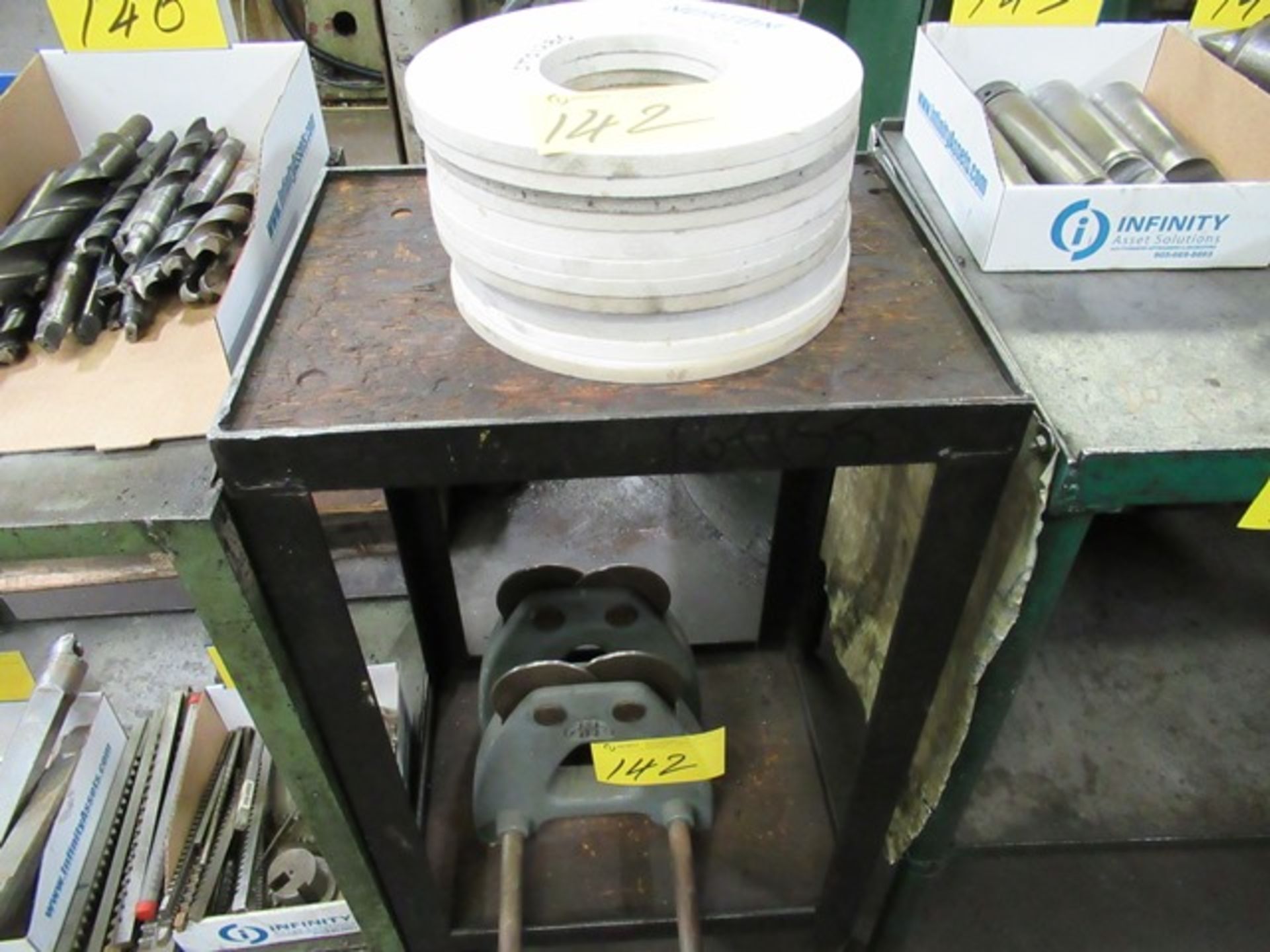 LOT ASST NORTON GRINDING WHEELS, BALANCER