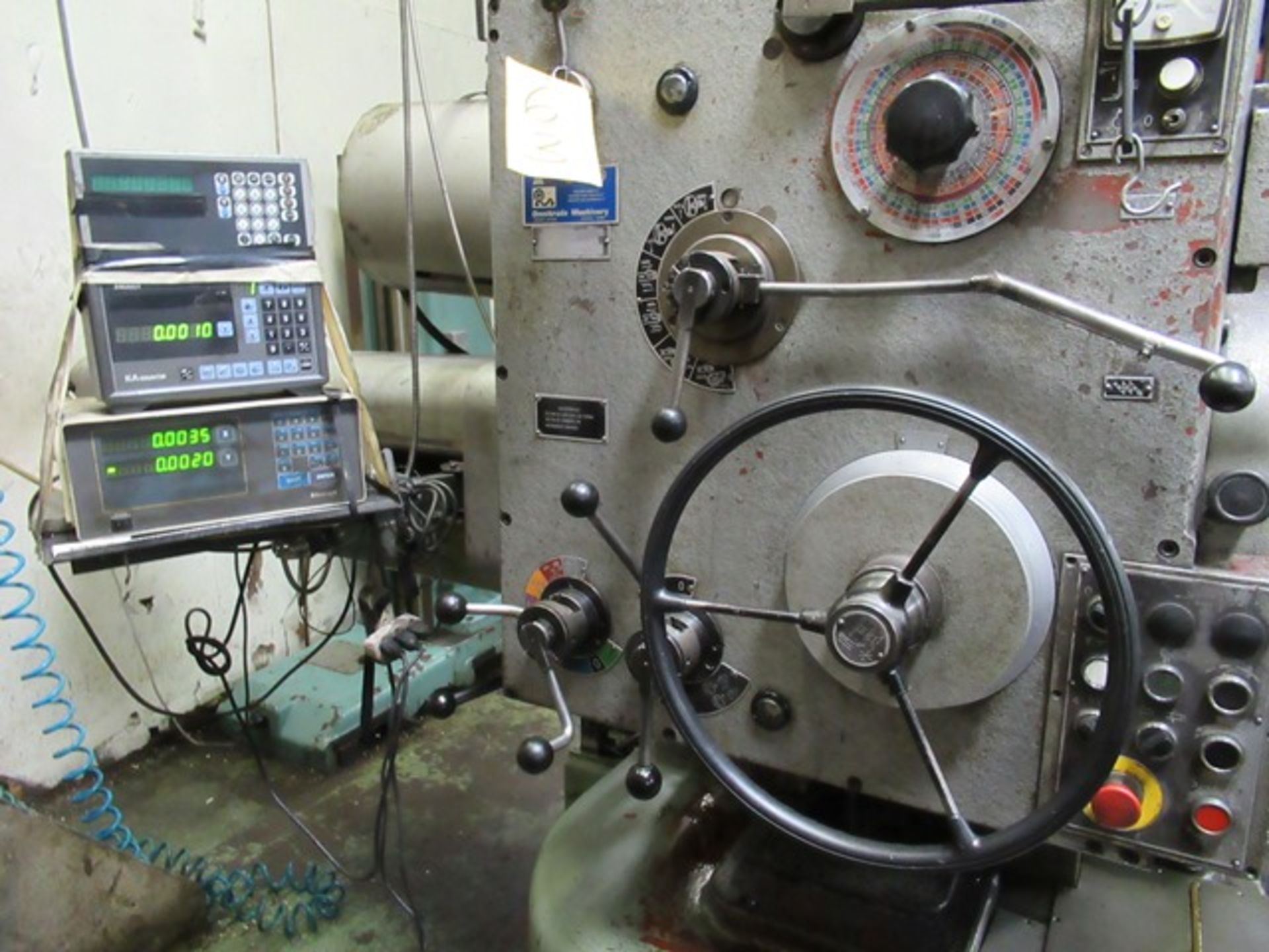 TOS W100A 49"X49" POWER ROTARY TABLE, TRAVELS X-63", Y-44", Z-49" HORIZONTAL BORING MILL - Image 2 of 3