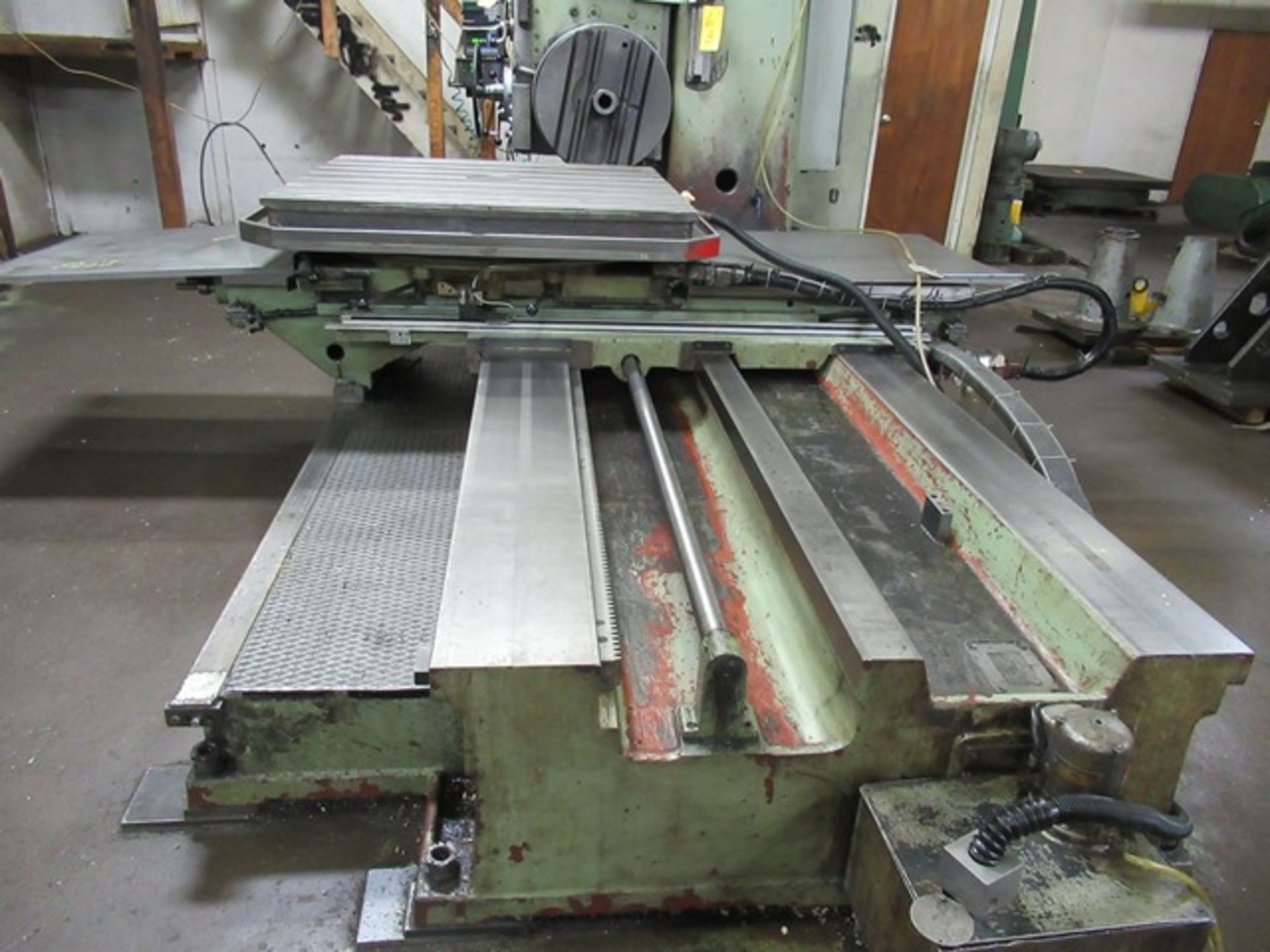 TOS W100A 49"X49" POWER ROTARY TABLE, TRAVELS X-63", Y-44", Z-49" HORIZONTAL BORING MILL - Image 3 of 3