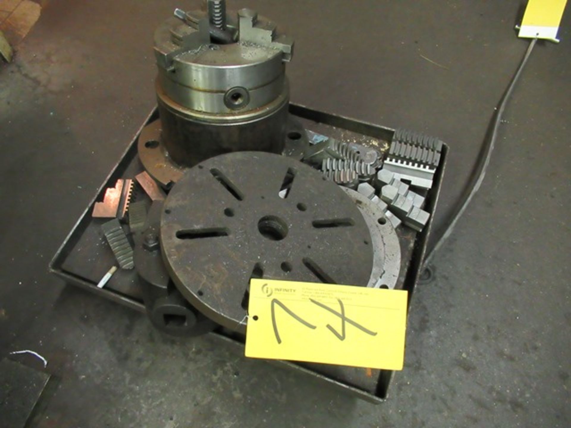 SIRCO PA-24, 3.5" ENGINE LATHE, 60" BETWEEN CENTERS, 24" SWING W/12" 3-JAW CHUCK, QUICK CHANGE - Image 4 of 4