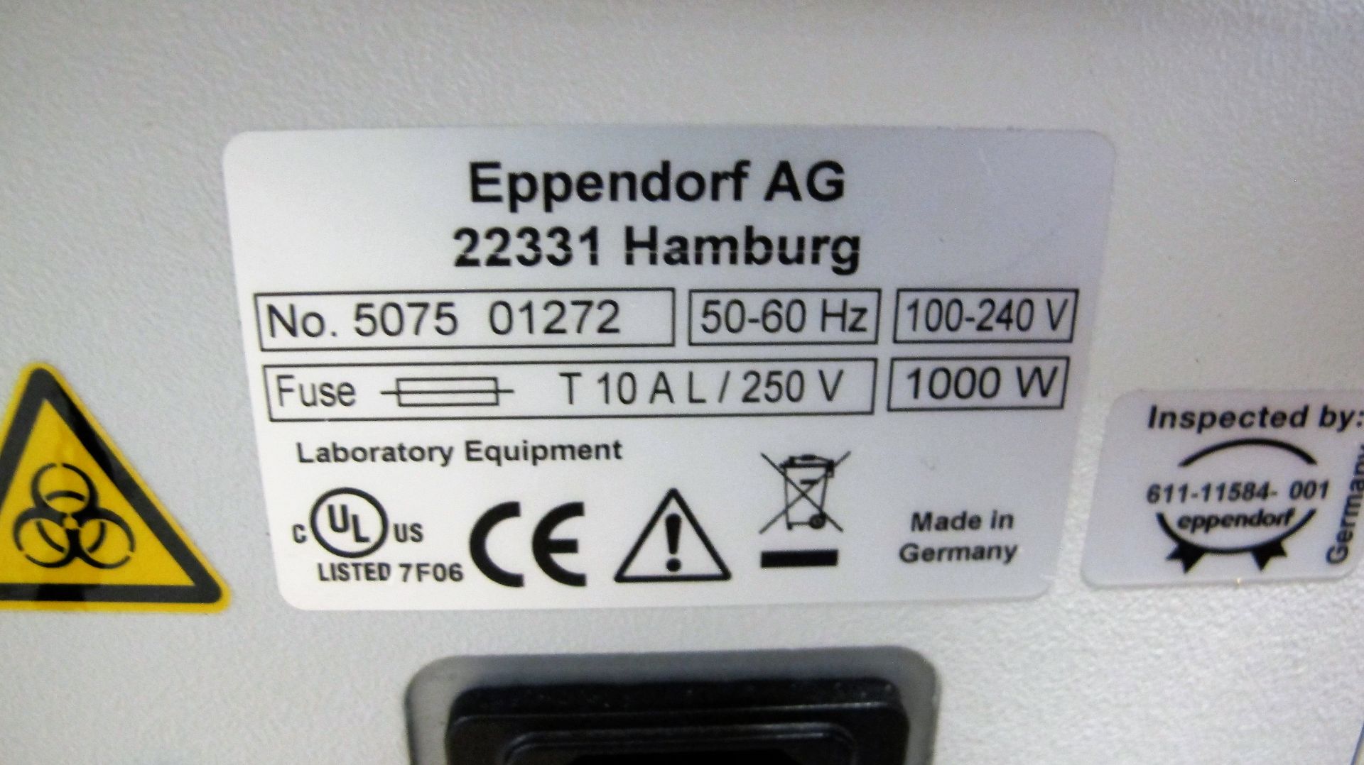 EPPENDORF EPMOTION 5075 AUTOMATED LIQUID HANDLING WORKSTATION, S/N 507501272, 1000W W/ SIEMENS POWER - Image 7 of 9