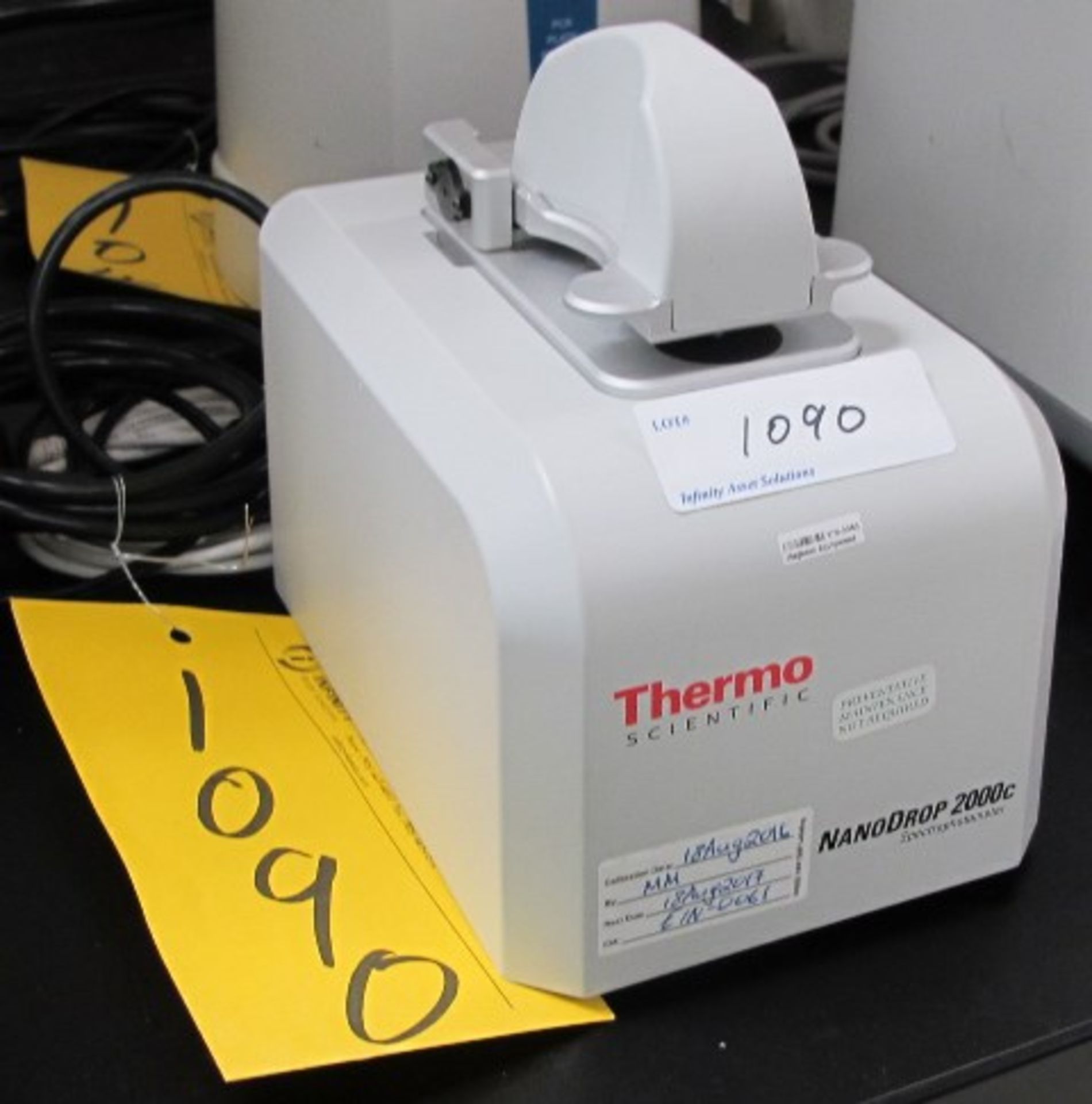 THERMO SCIENTIFIC NANO DROP 2000C SPECTROPHOTOMETER S/N: N043 EIN-0061 (LAB)