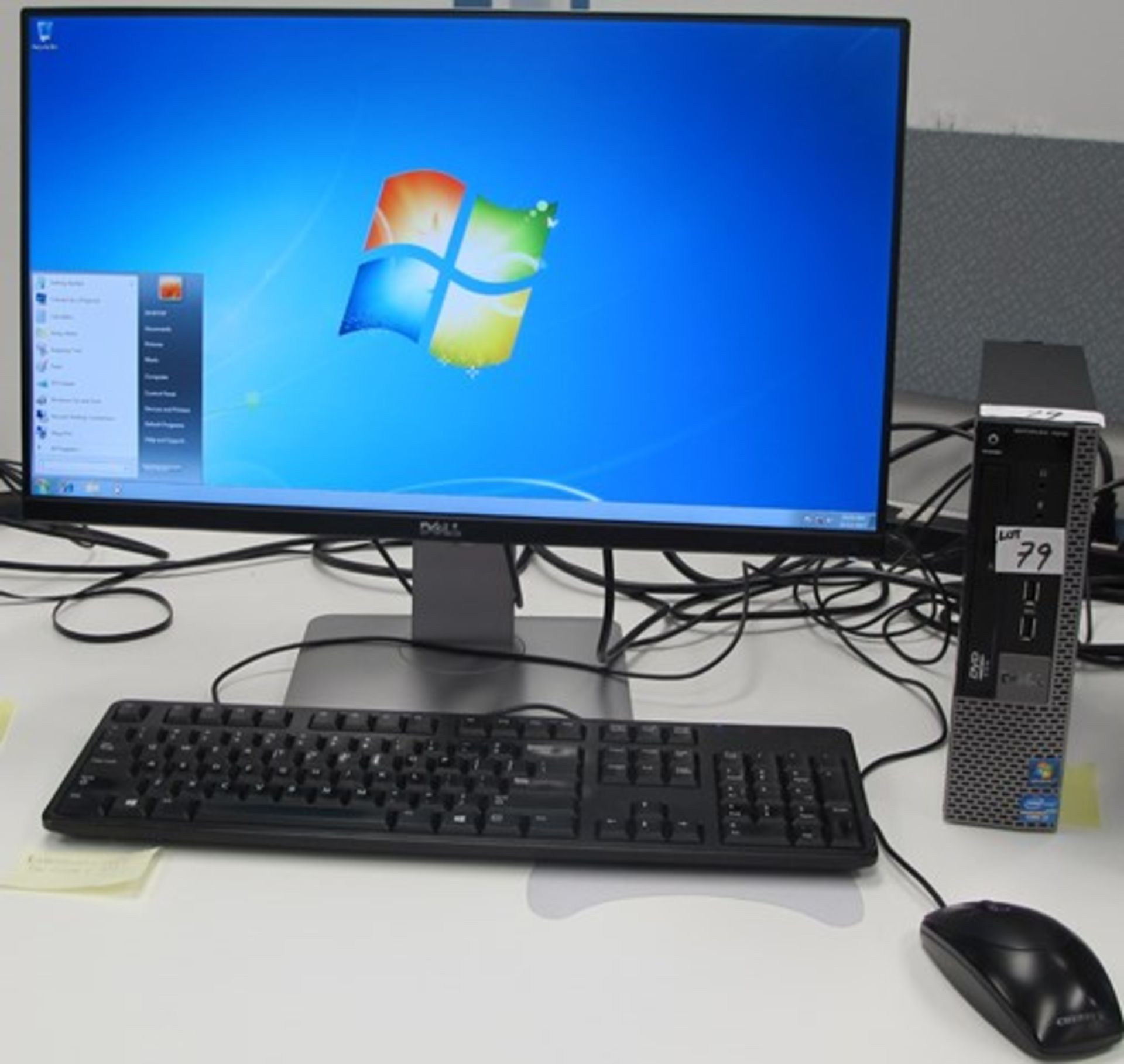 DELL OPTIPLEX 7010 i3 TOWER COMPUTER W/ MONITOR, KEYBOARD, MOUSE (WINDOWS 7)