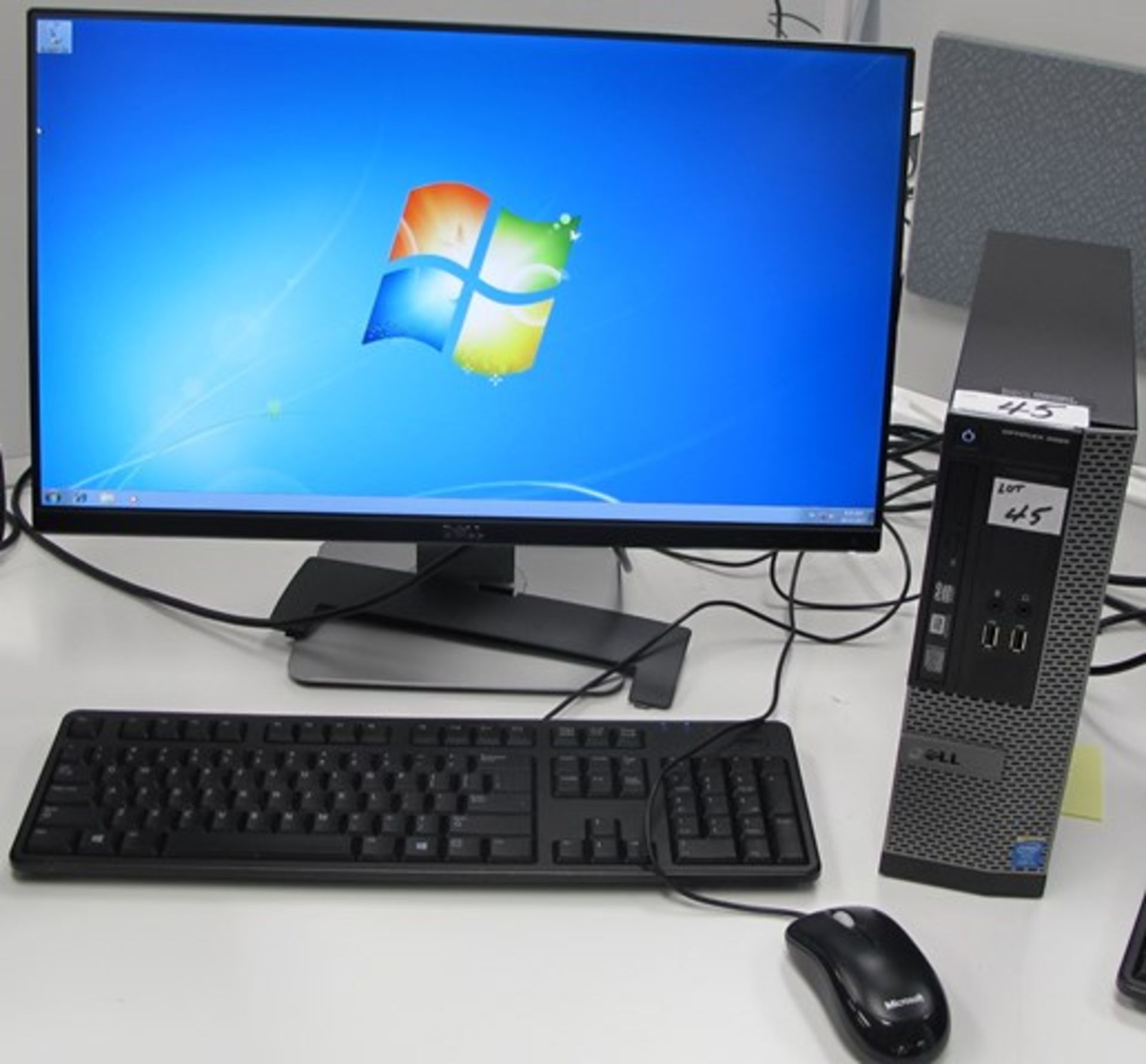 DELL OPTIPLEX 3020 i5 TOWER COMPUTER W/DELL MONITOR, KEYBOARD, MOUSE (WINDOWS 7)