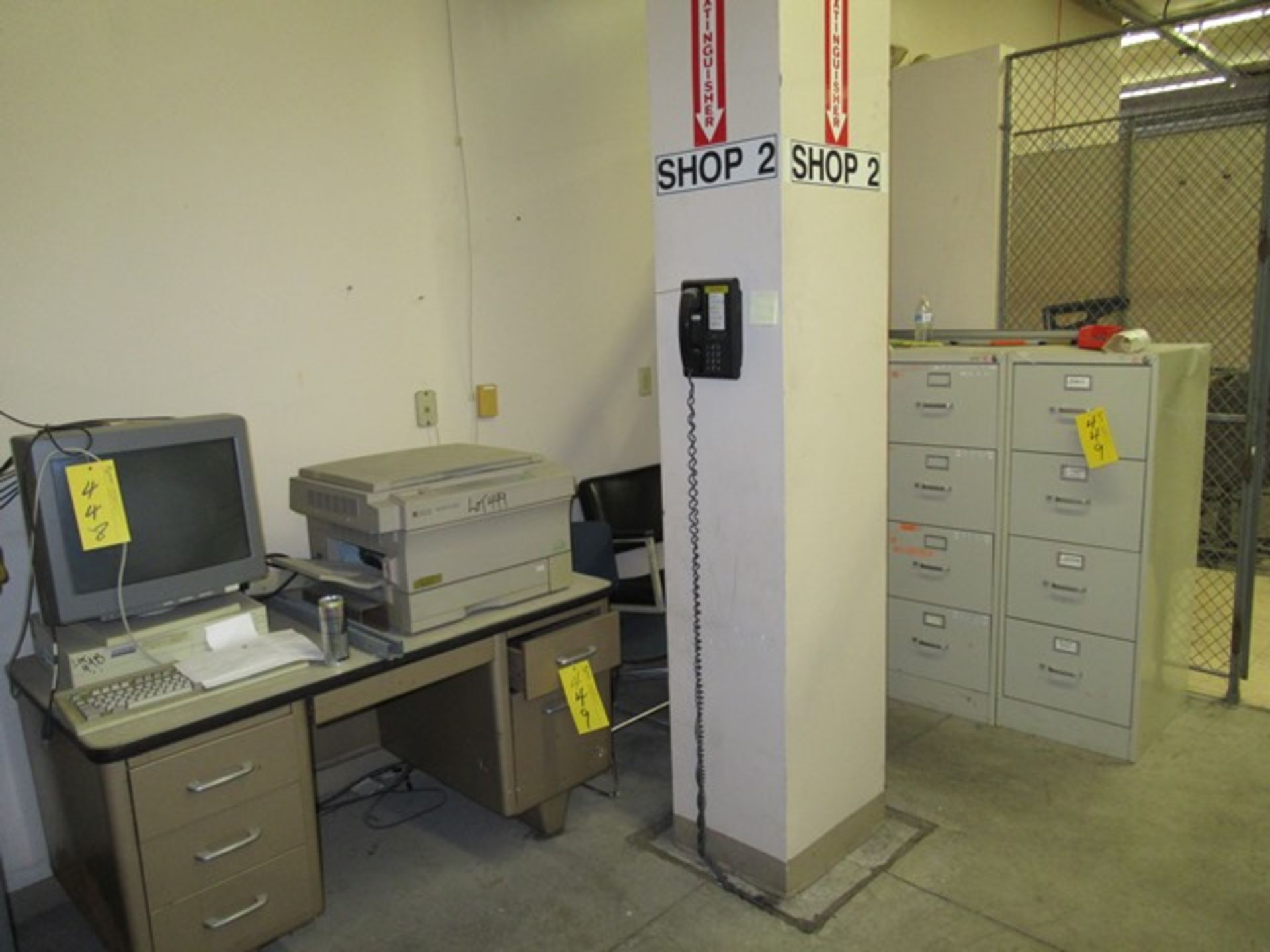 LOT ASST. OFFICE FURNITURE, BOOKCASES, COPIERS, ETC. (M-S)