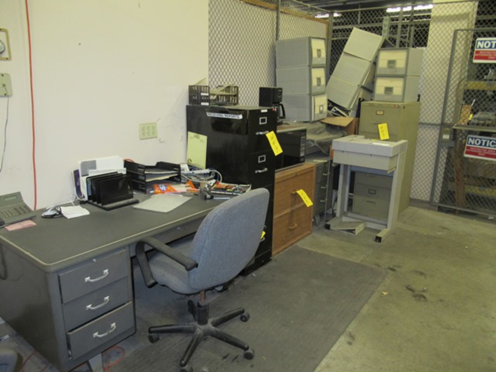 LOT ASST. OFFICE FURNITURE, BOOKCASES, COPIERS, ETC. (M-S) - Image 2 of 5