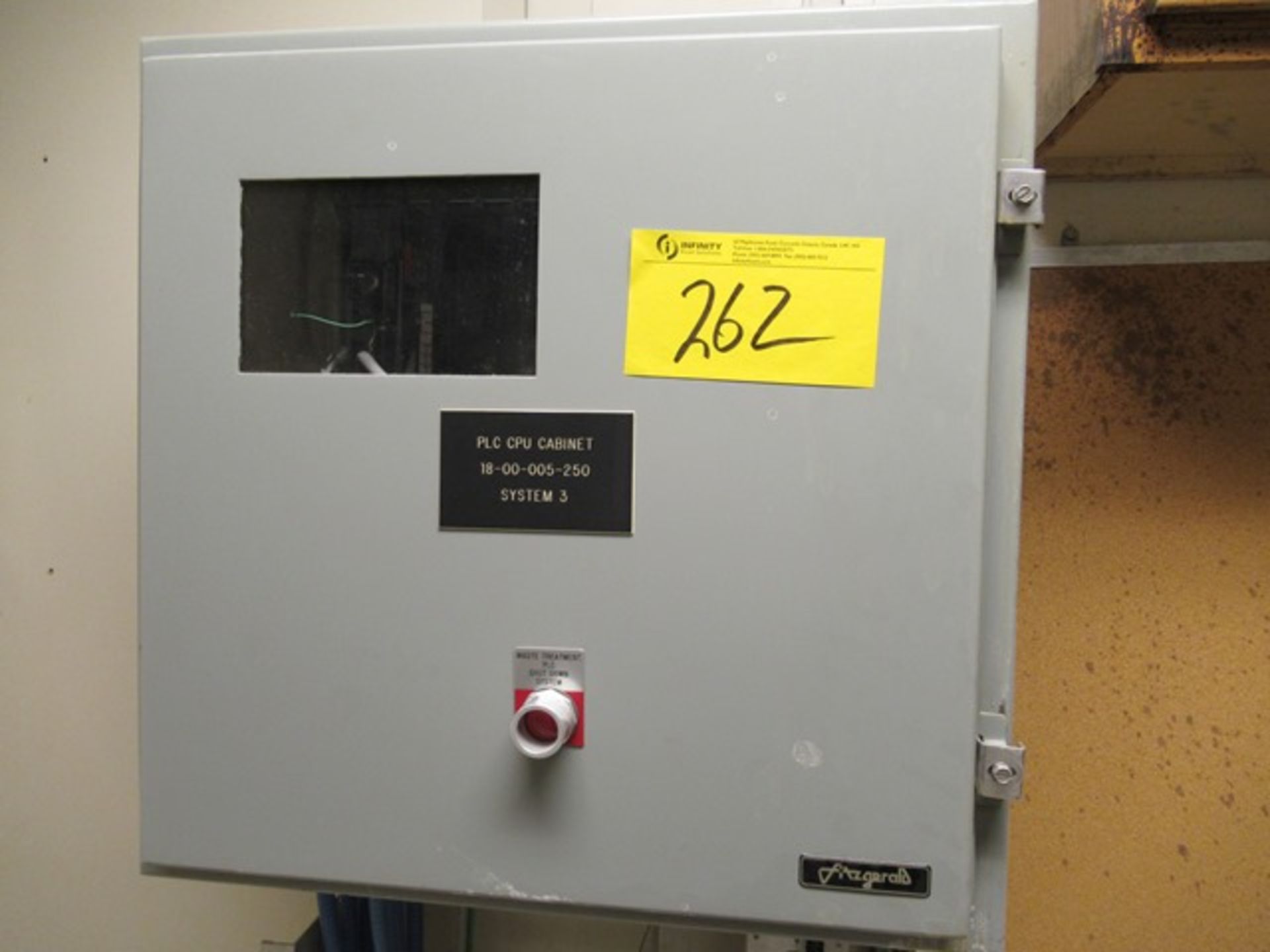 LOT 5 ASST. FITZGERALD PLC, FIELD, MCNAUGHTON- MCKAY PLC CABINETS (NO WIRING) (WT2NDF, WT1STF)