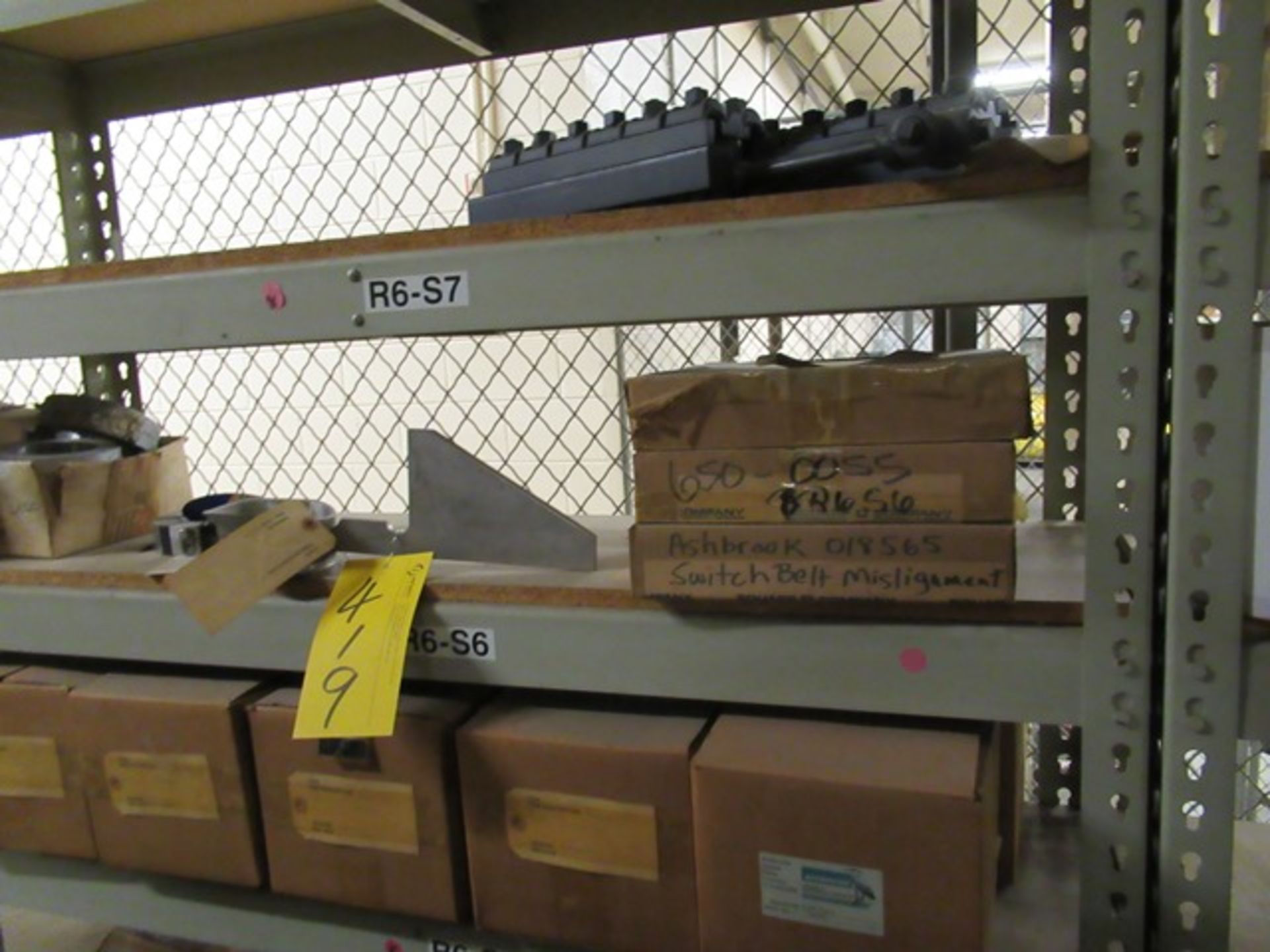 LOT ASST. ASHBROOK, ILLTRON, VALMET PARTS, GARLOCK PACKING, SEALS, ETC. 5 SECTIONS RACKING (M-S) - Image 4 of 11