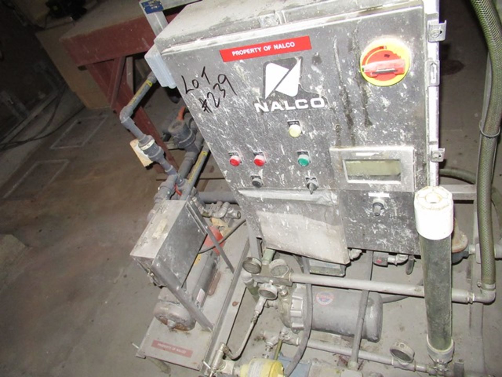 NALCO 500 GAL. WASTE TREATMENT SYSTEM W/PUMPS, MOTORS, VALVES CONTROL, ETC. (WT2NDF) - Image 2 of 2