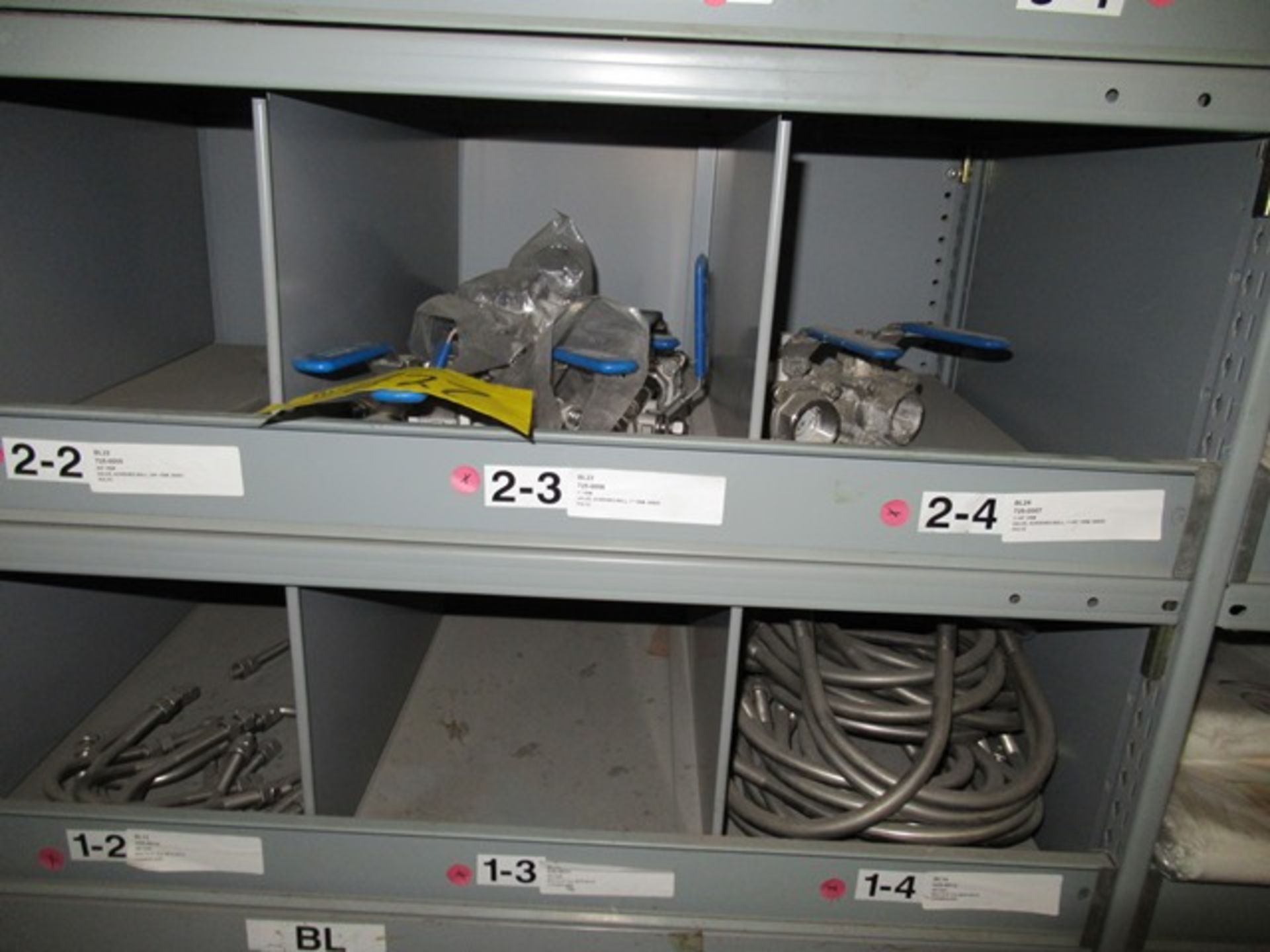 LOT ASST. CF, VELAN, APOLLO, FNW VALVES, FLOW SWITCHES, FITTINGS, COUPLINGS, ETC. 2-SECTIONS OF - Image 8 of 9