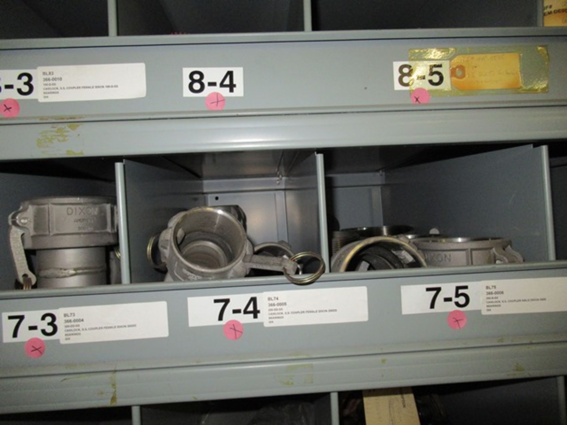 LOT ASST. CF, VELAN, APOLLO, FNW VALVES, FLOW SWITCHES, FITTINGS, COUPLINGS, ETC. 2-SECTIONS OF - Image 5 of 9