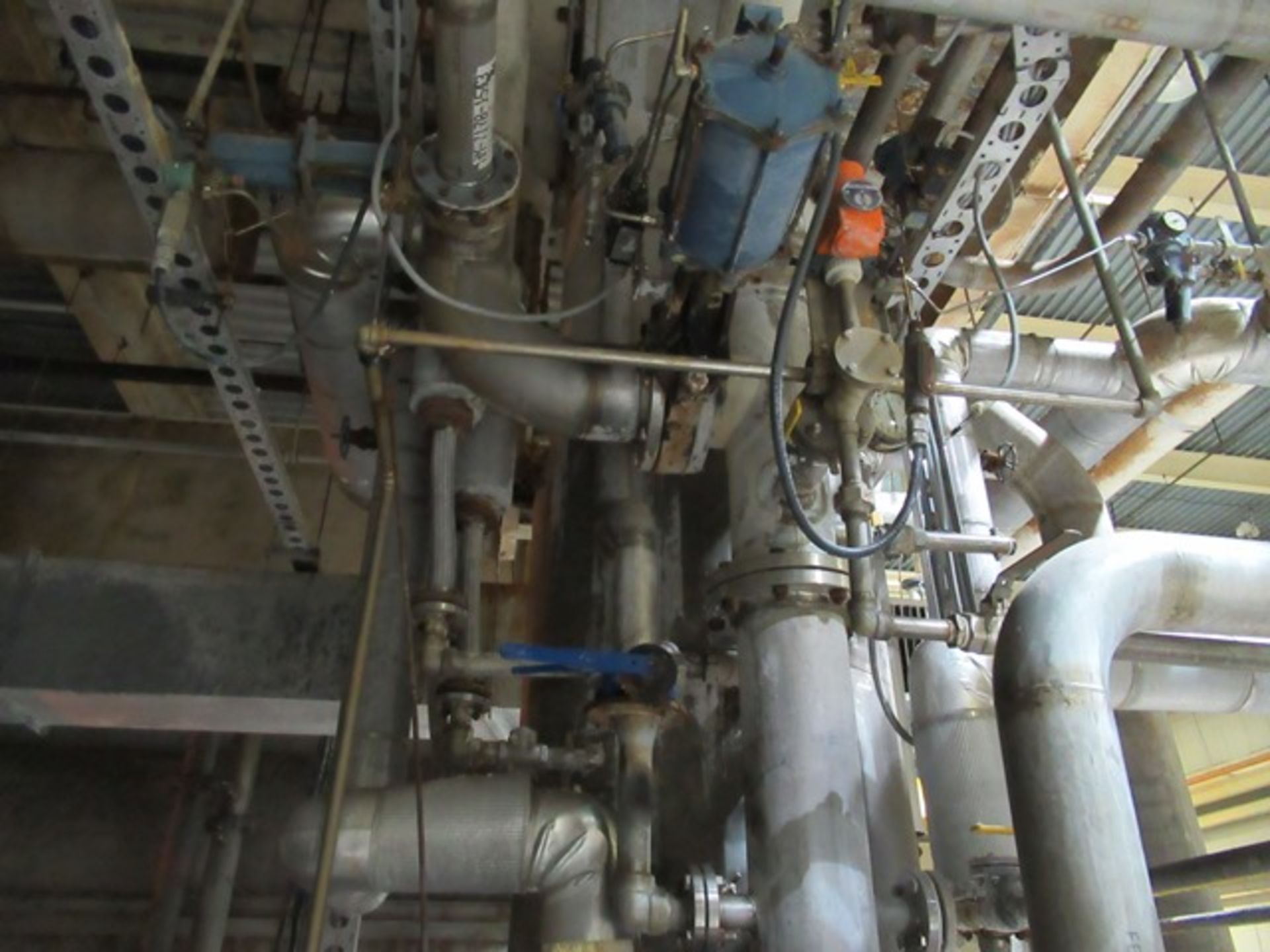 JACKETED PEROXIDE SAND PIPE W/GOULDS 3500 PUMP, VALVES, ETC. (NO S/S PIPE) (M2NDF) - Image 2 of 3