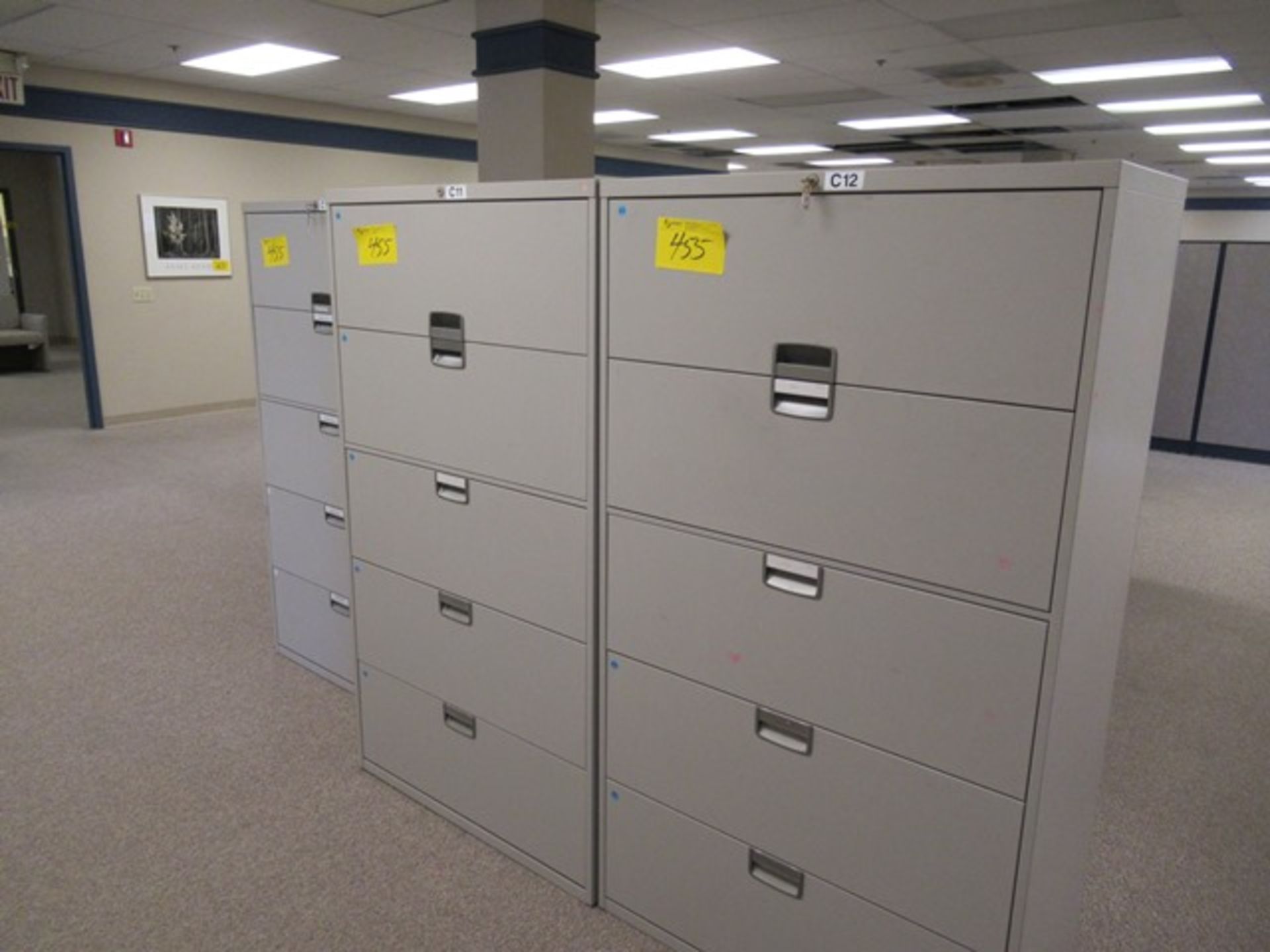 LOT 5 ASS. BEIRGE 5 DR. LATERAL FILE CABINETS (MO2NDF)