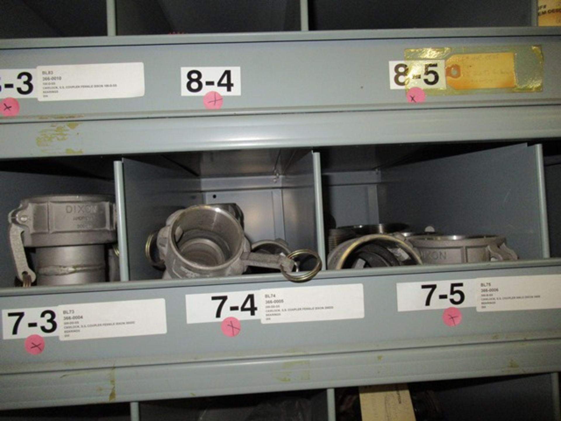 LOT ASST. CF, VELAN, APOLLO, FNW VALVES, FLOW SWITCHES, FITTINGS, COUPLINGS, ETC. 2-SECTIONS OF - Image 4 of 9