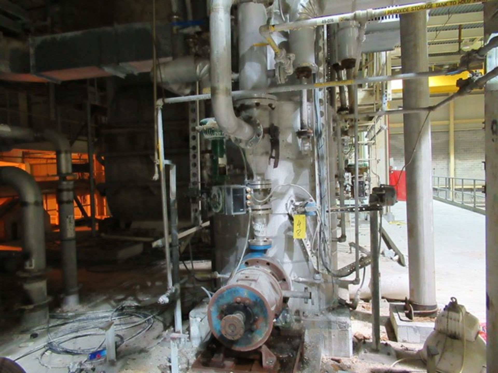 JACKETED PEROXIDE SAND PIPE W/GOULDS 3500 PUMP, VALVES, ETC. (NO S/S PIPE) (M2NDF)