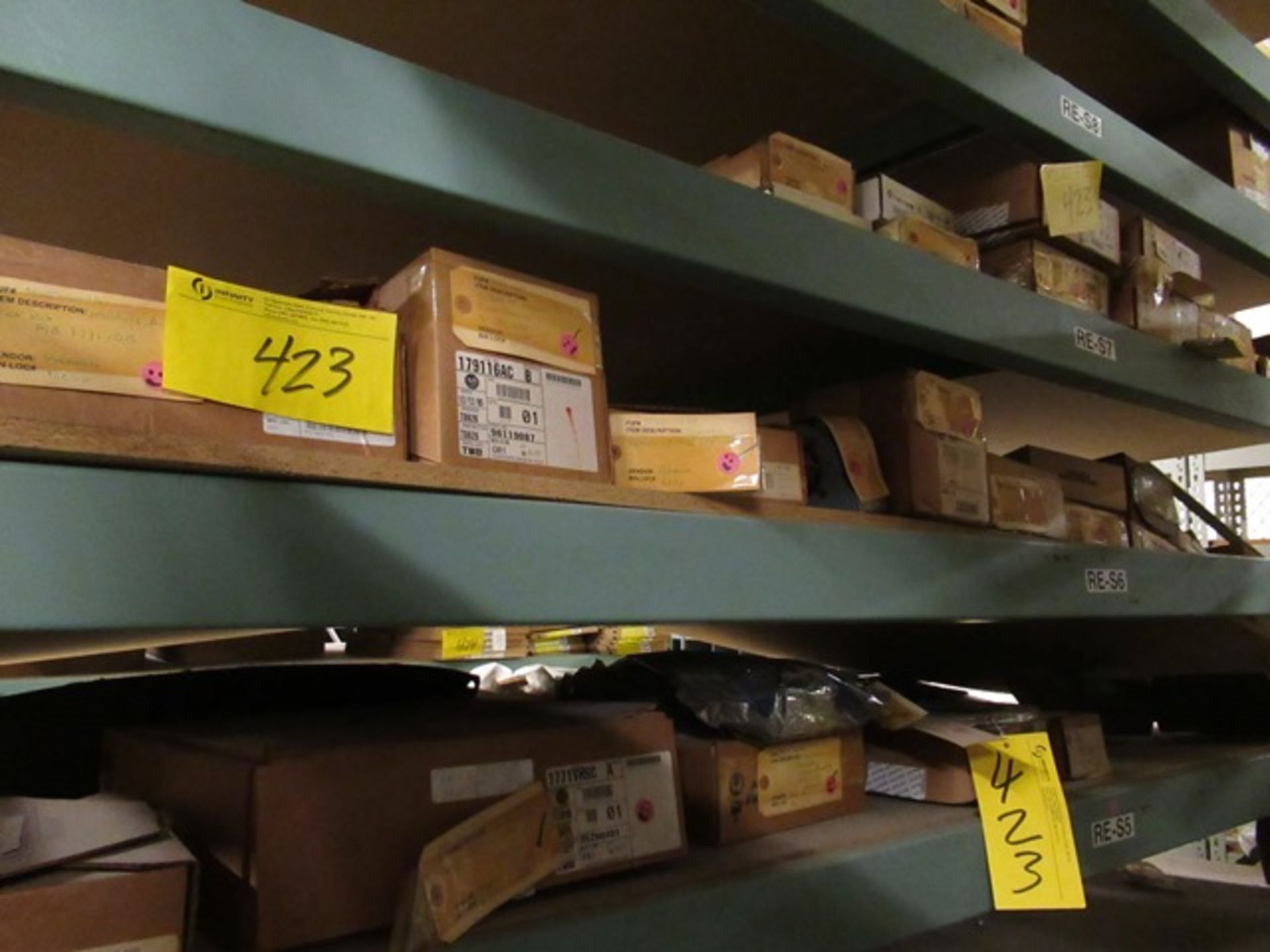 LOT ASST. ALLEN-BRADLEY PARTS, BOARD, DRIVES, CONTROLS, ETC. 1 -SECTION OF RACKING (M-S) - Image 3 of 17