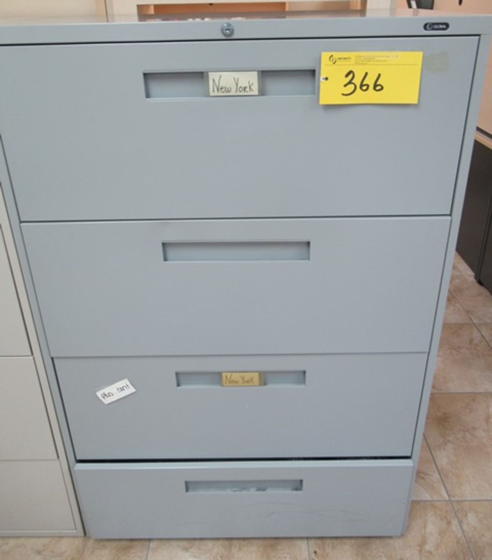 FOUR DRAWER LATERAL FILING CABINET