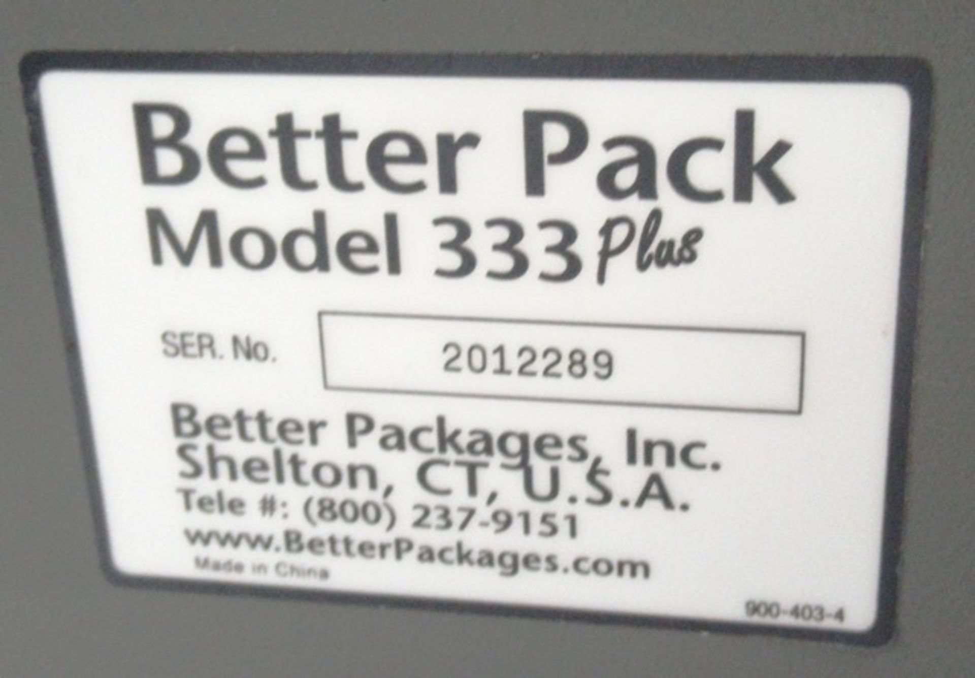 BETTER PACK MODEL 3333 PLUS TAPE DISPENSER - Image 2 of 2