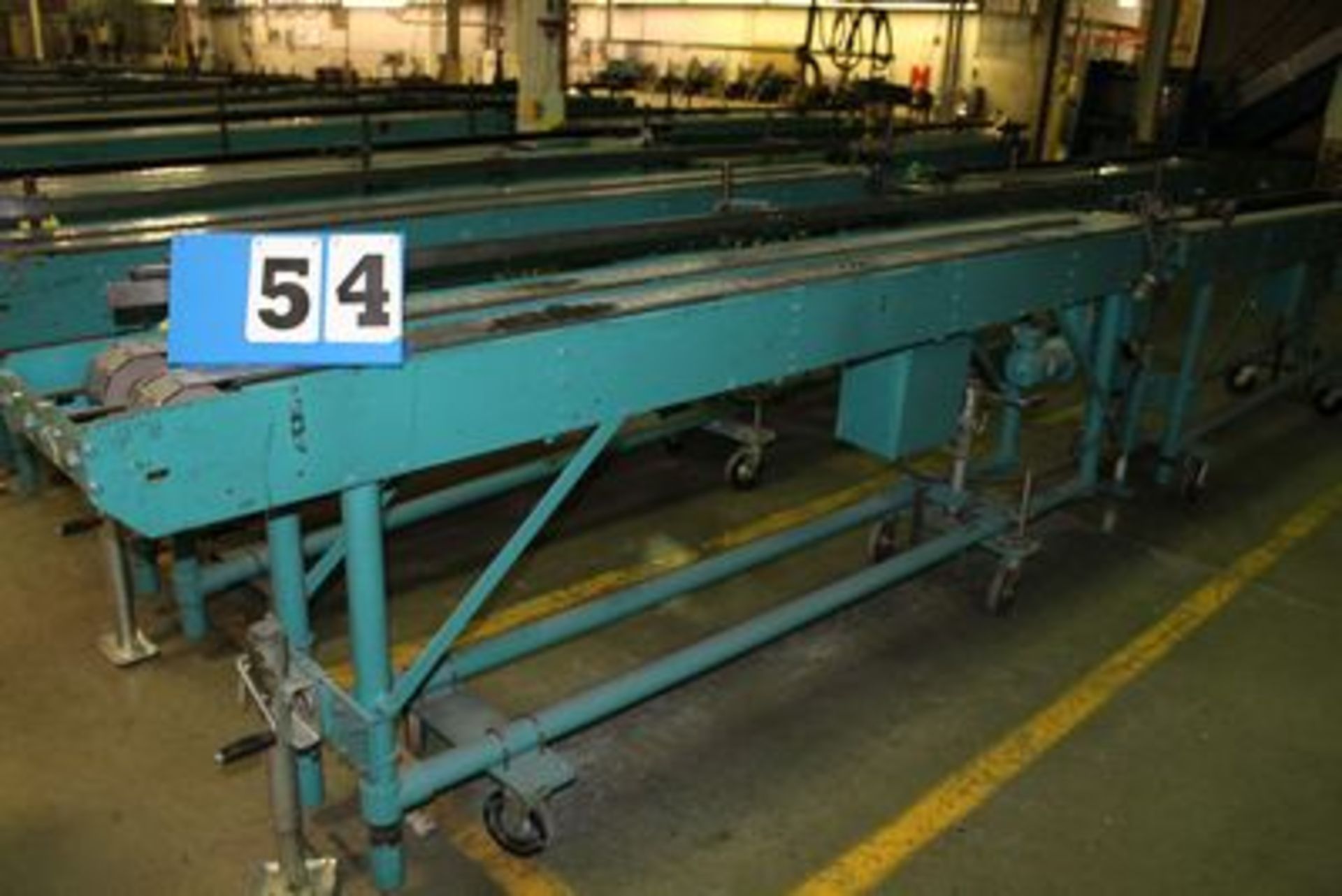 MCCAIN SADDLESTICH BUNDLE FEEDERS, 10' FEEDER EA W/ RUBBER ROLL TOP CONVEYOR, 1997