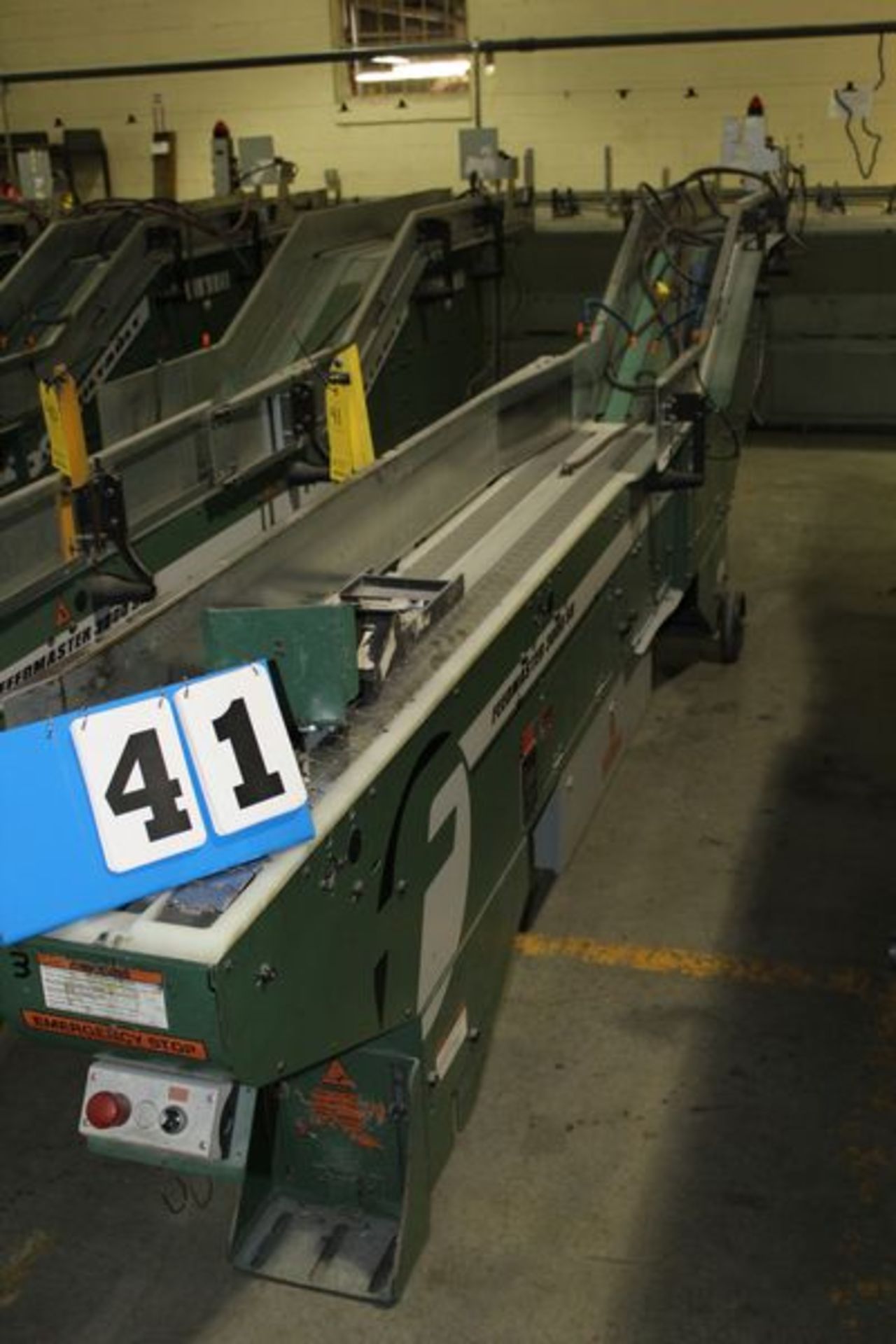 FAEUILTAULT MDL 3000 SB MAGAZINE FEEDER, 16' L FEEDER W/ STAINLESS STEEL ROLL TOP CONVEYOR &