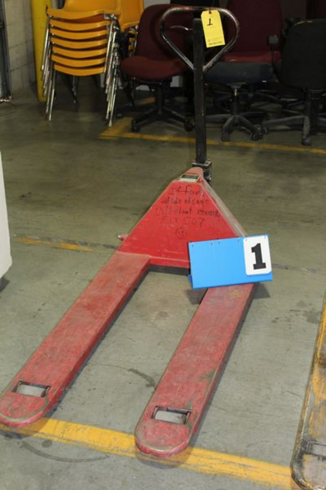 DAYTON PALLET JACK, 5500 LB CAP