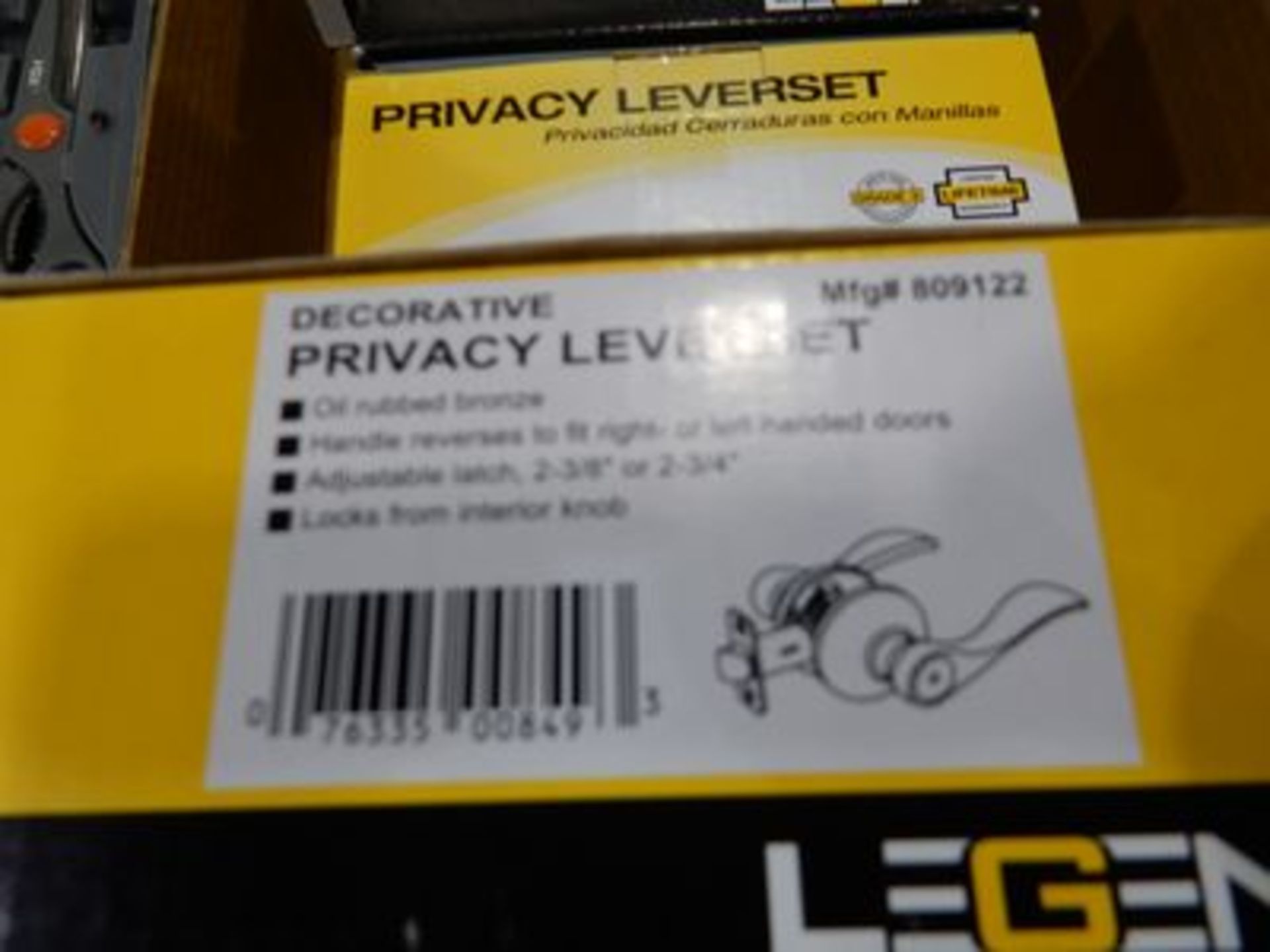 LEGEND PRIVACY LEVERSET NEW DOOR HANDKES - Image 2 of 2