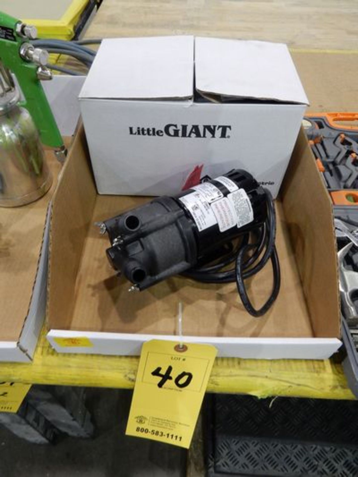 LITTLE GIANT UNUSED PUMP #3MD- MT-HC