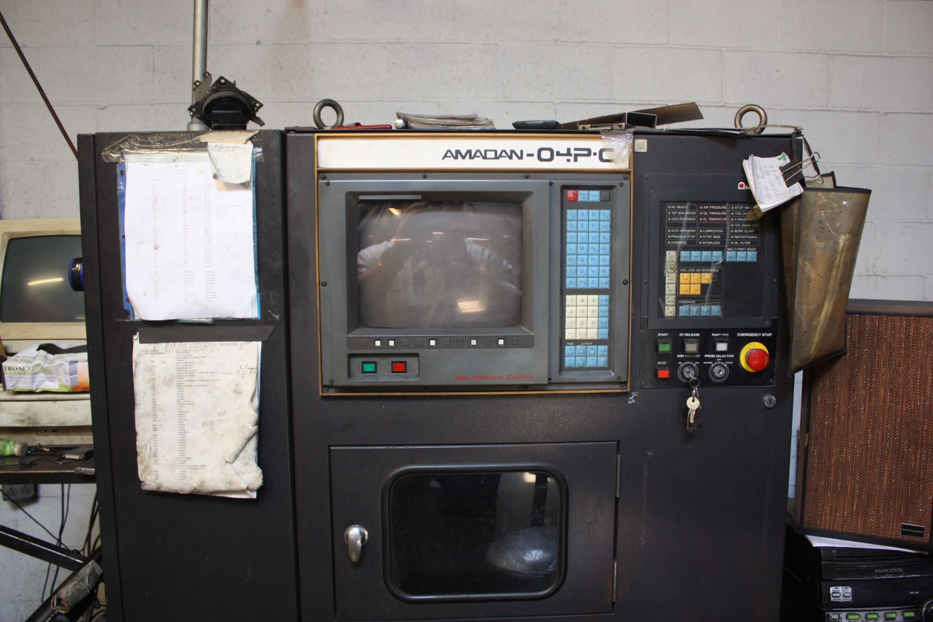 1989 Amada Pega 345 30 Ton Turret Punch w/ Amadan-04P-C Control - Image 3 of 9