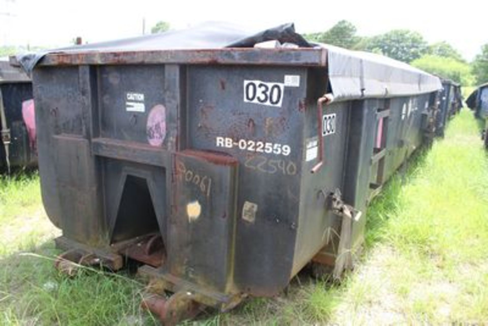 20 YARD OPEN TOP ROLL OFF DUMPSTER