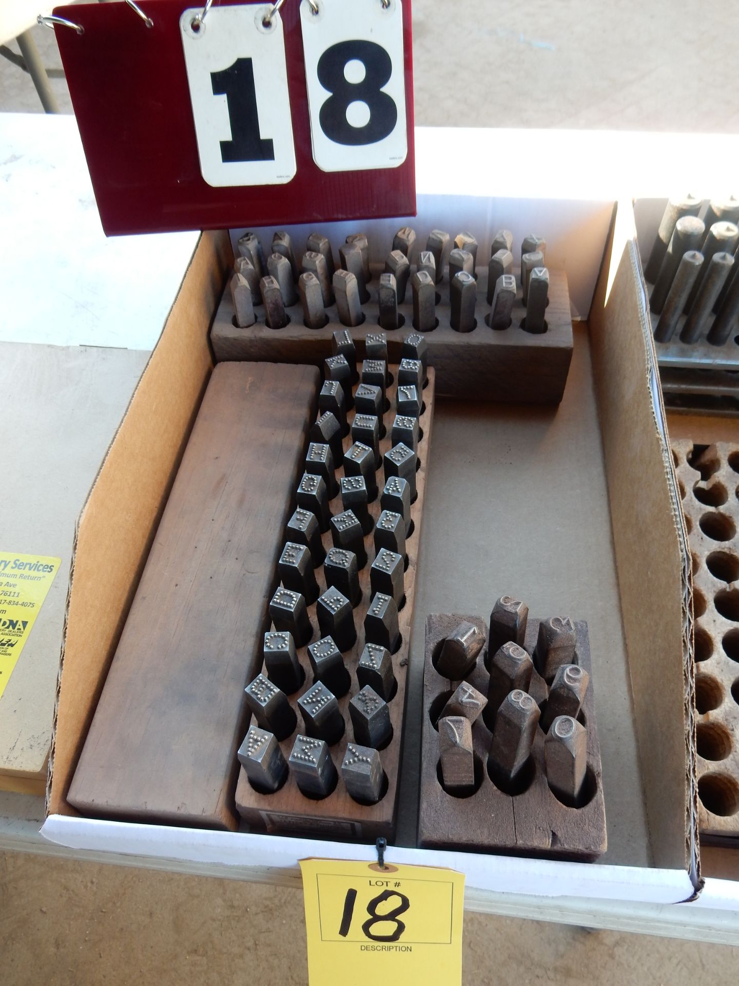 STEEL NUMBER & LETTER STAMPS