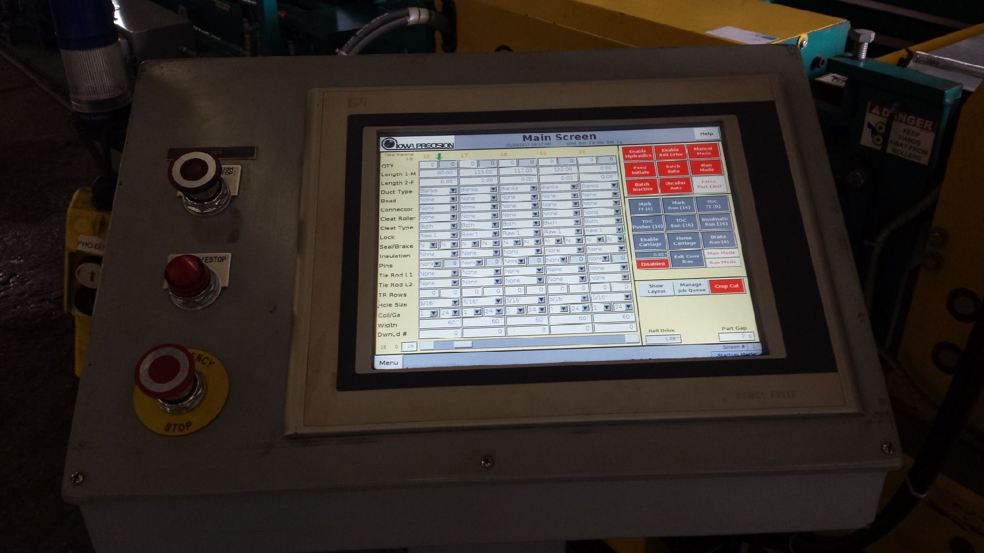 2014 IOWA PRECISION PRO DUCTOMATIC AUTOMATED DUCT FORMING FRON-END COIL LINE SYSTEM - Image 13 of 13