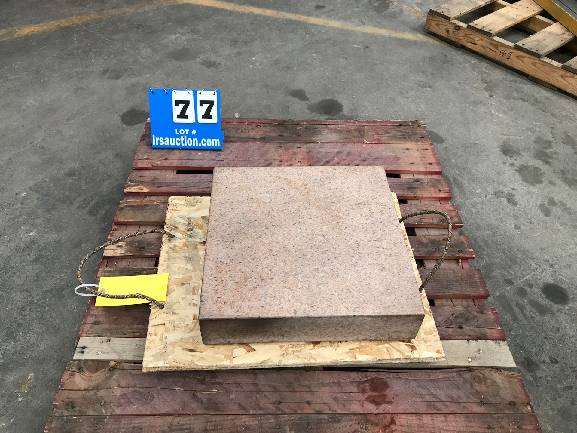 18" X 18" STARRETT GRANITE SURFACE PLATE