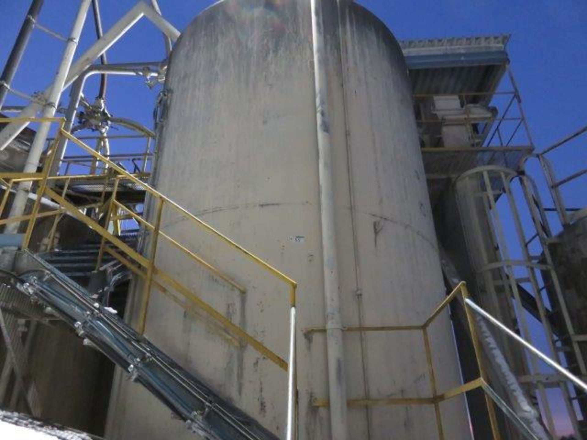 #21 SILO - 12 FOOT DIA. X 47 FOOT HIGH, , GLASS LINED, IN SLAB