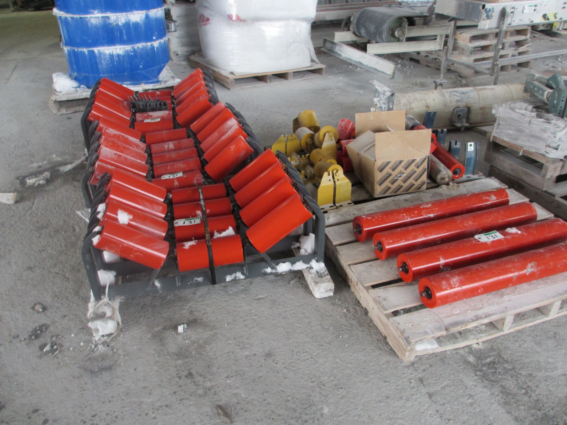 LOT OF NEW CONVEYOR ROLLS