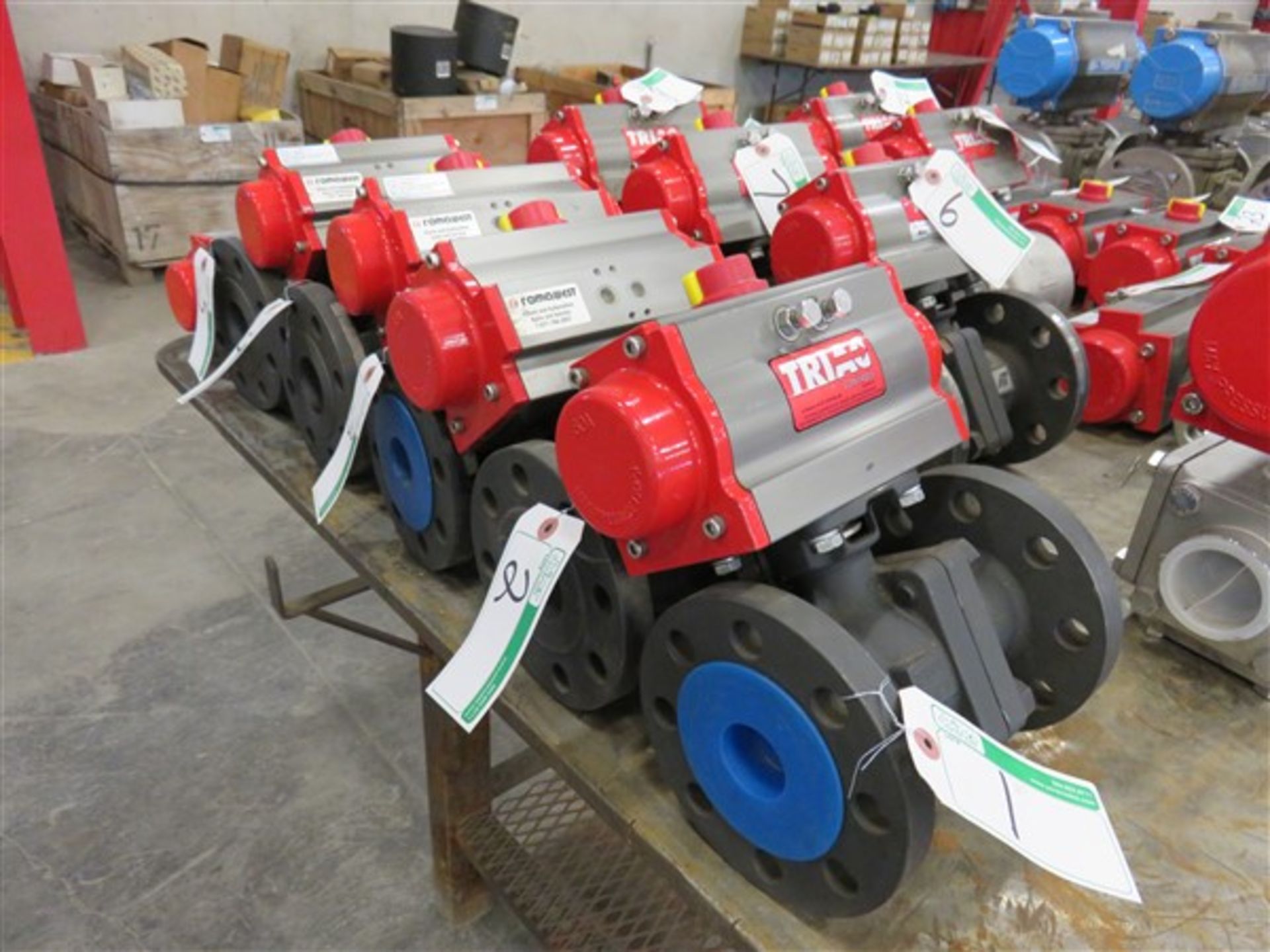 TRIAD BALL VALVE, 2 INCH ANSI 300# W/ACTUATOR