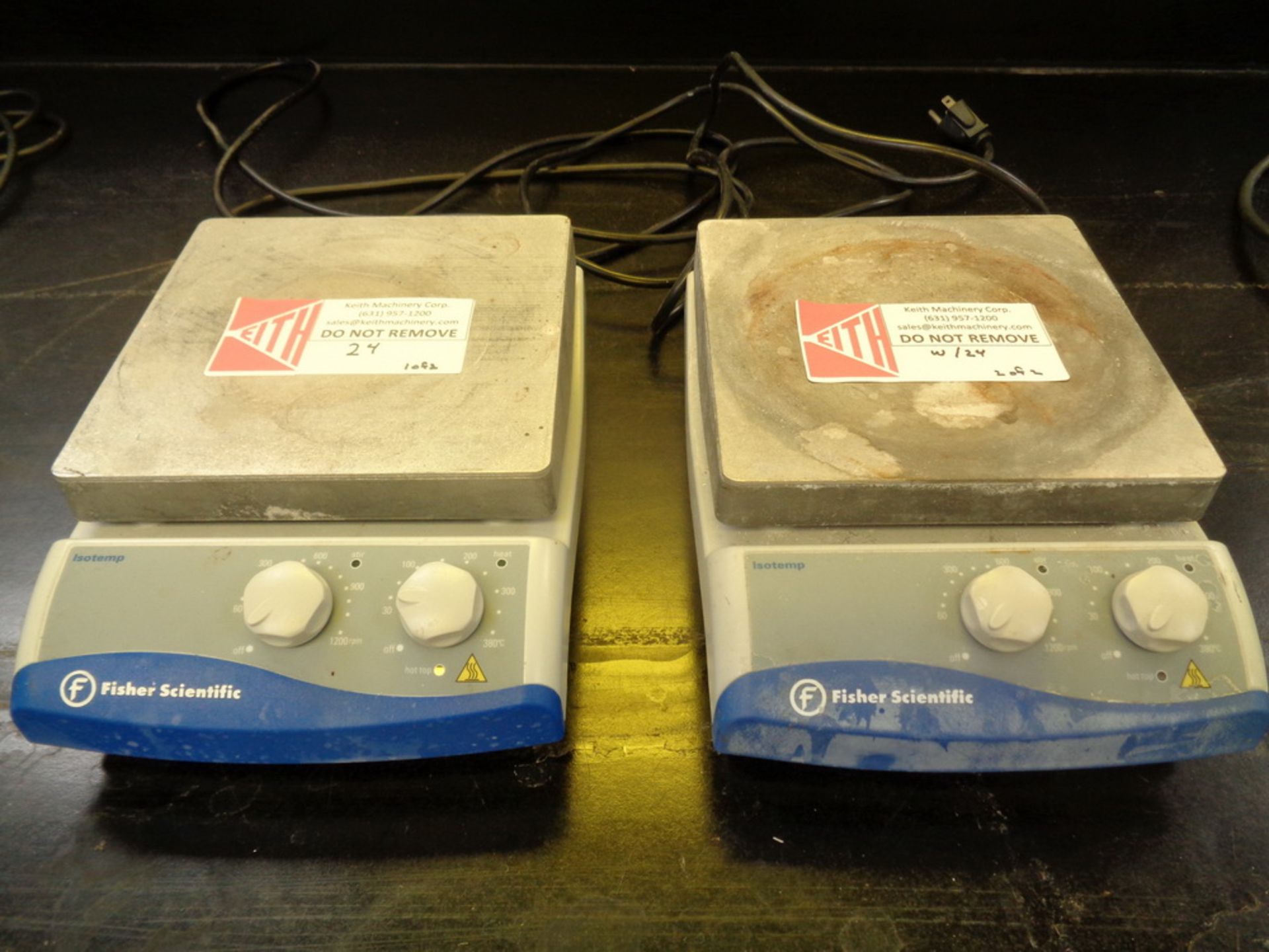 (2) Fisher Scientific Hot Plate/Stirrers, Model Isotemp