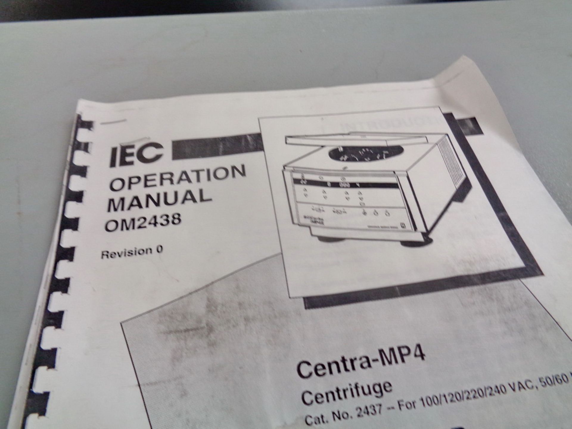 IEC Centrifuge, Model Centra MP4R - Image 2 of 3